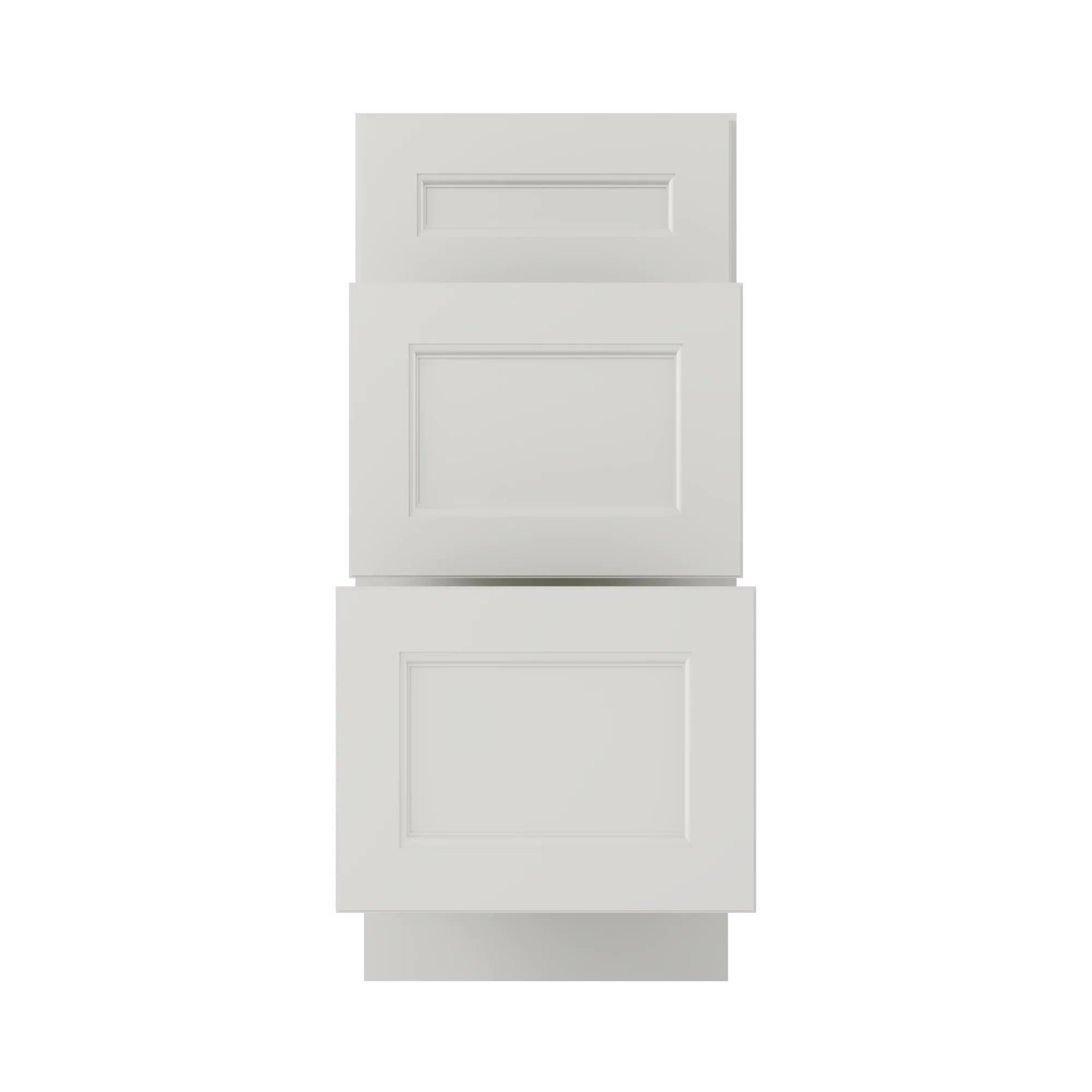 Drawer Base Kitchen Cabinet DB15 Milan Pearl 15 in. width 34.5 in. height 24 in. depth - Image 5