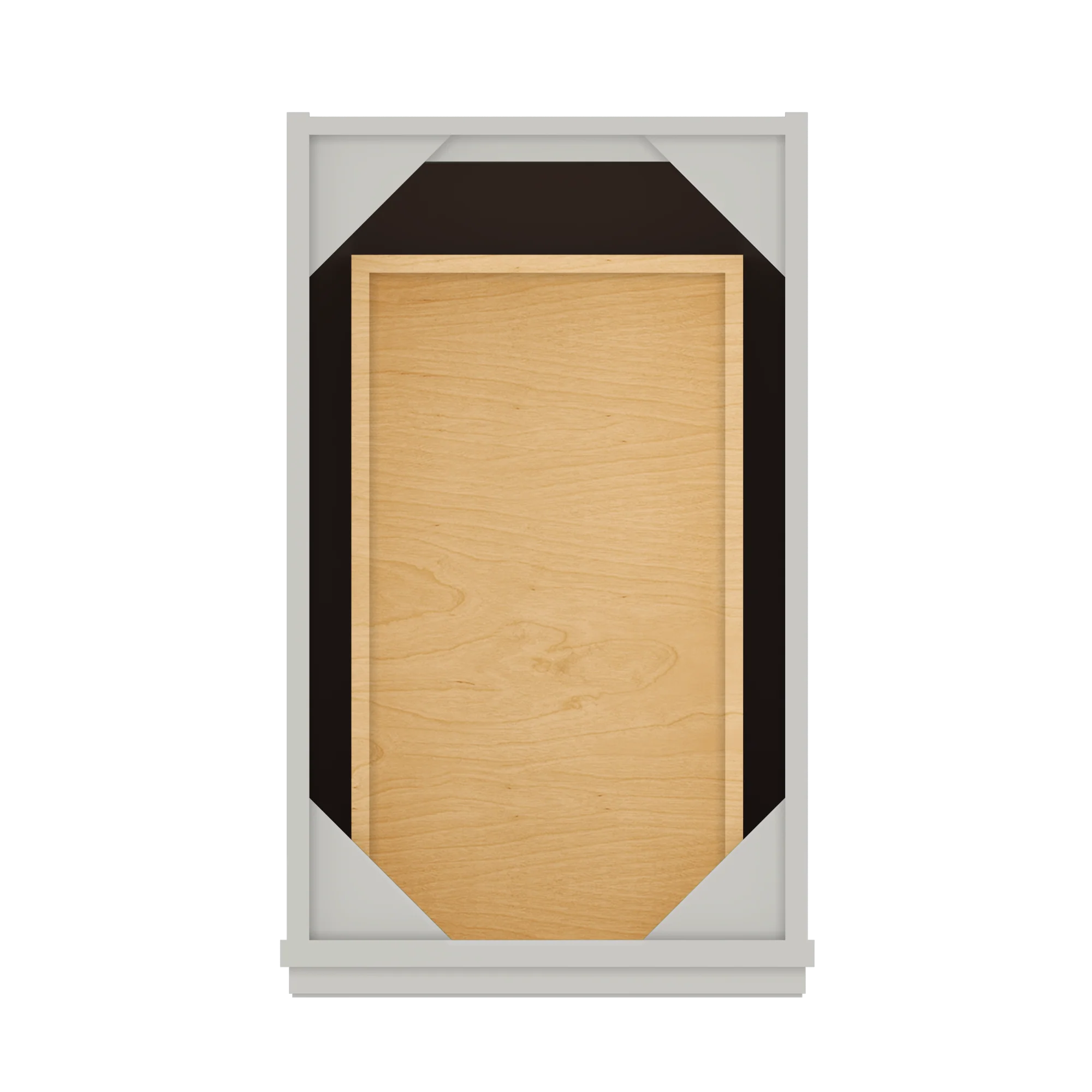 Drawer Base Kitchen Cabinet DB15 Milan Pearl 15 in. width 34.5 in. height 24 in. depth - Image 6
