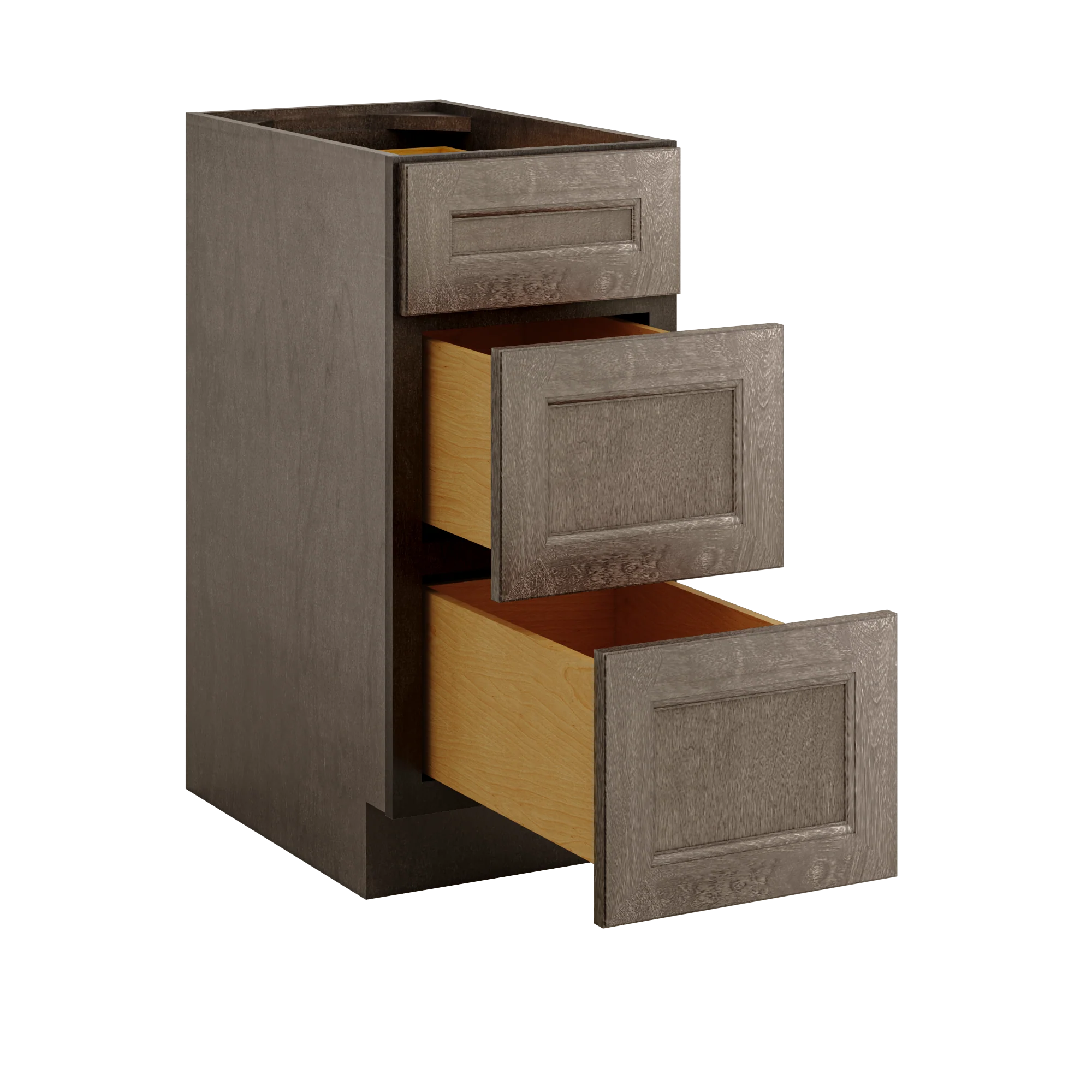 Drawer Base Kitchen Cabinet DB15 Milan Slate 15 in. width 34.5 in. height 24 in. depth - Image 4