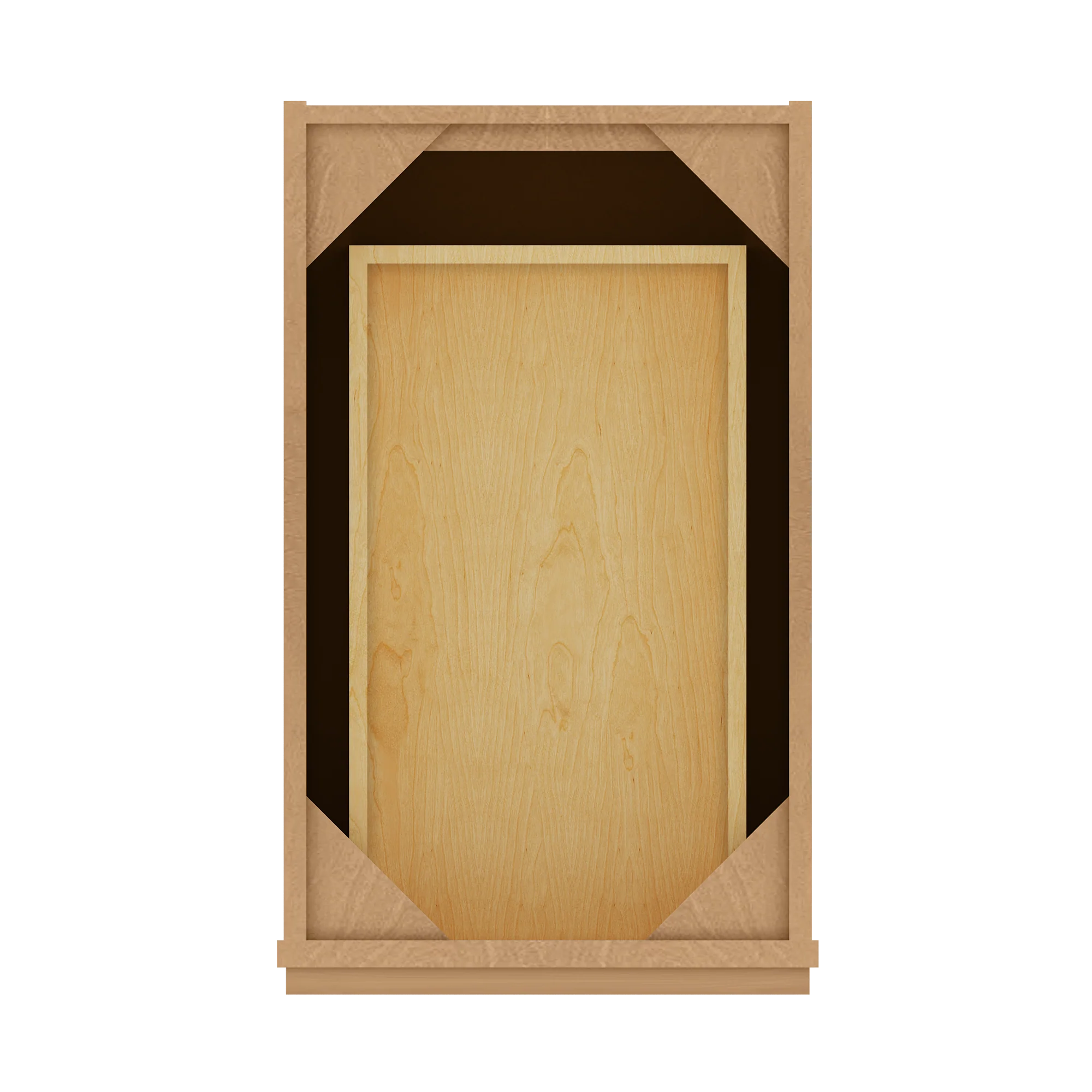 Drawer Base Kitchen Cabinet DB15 Shaker Toffee 15 in. width 34.5 in. height 24 in. depth - Image 6