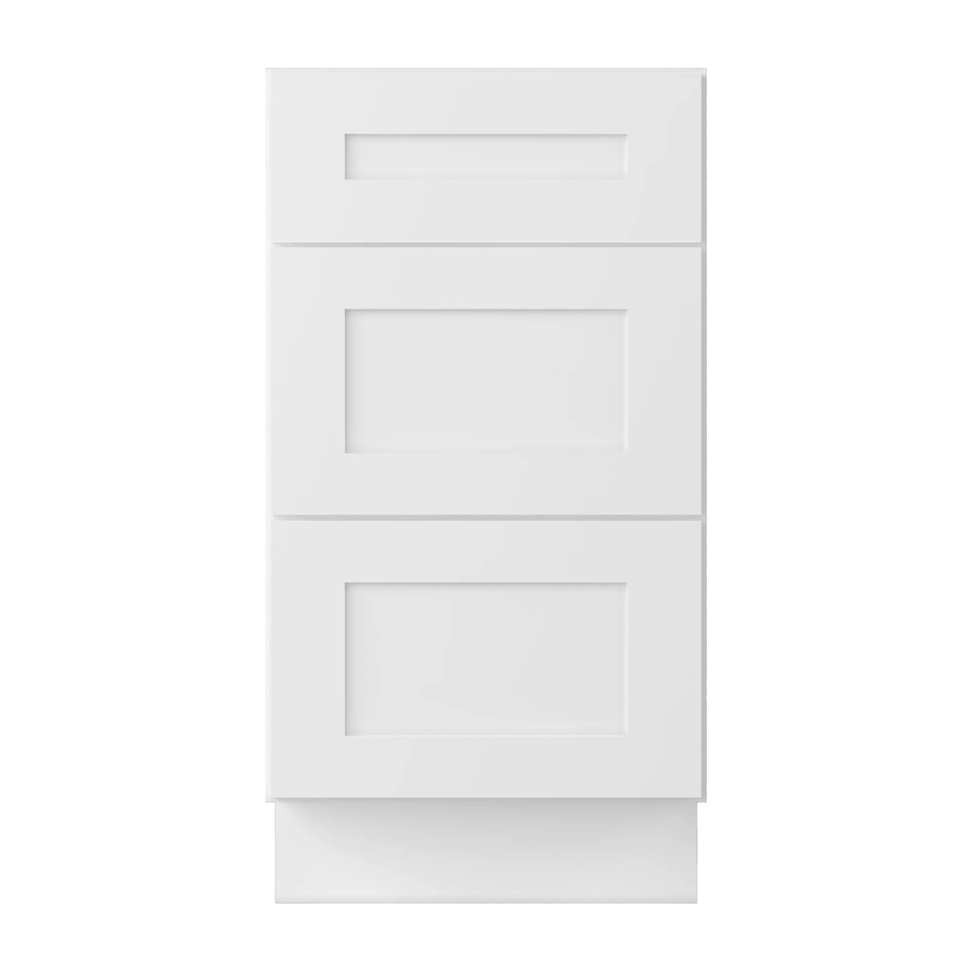 Drawer Base Kitchen Cabinet DB18 Alpina White LessCare 18 in. width 34.5 in. height 24 in. depth - Image 3