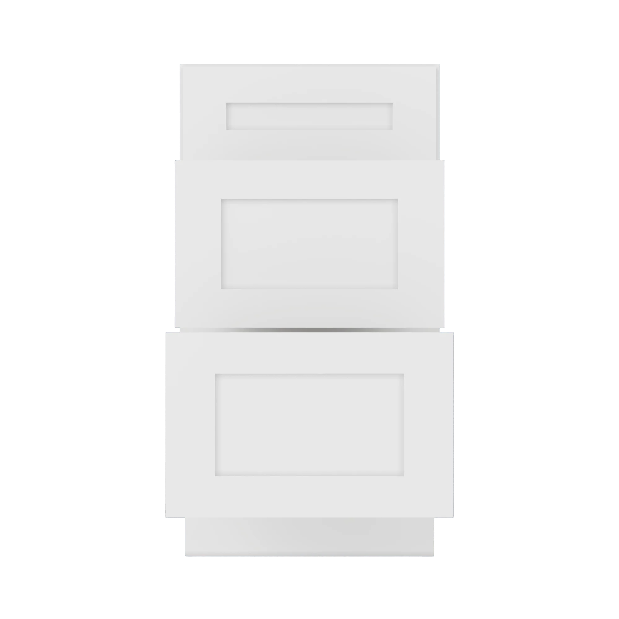 Drawer Base Kitchen Cabinet DB18 Alpina White LessCare 18 in. width 34.5 in. height 24 in. depth - Image 5
