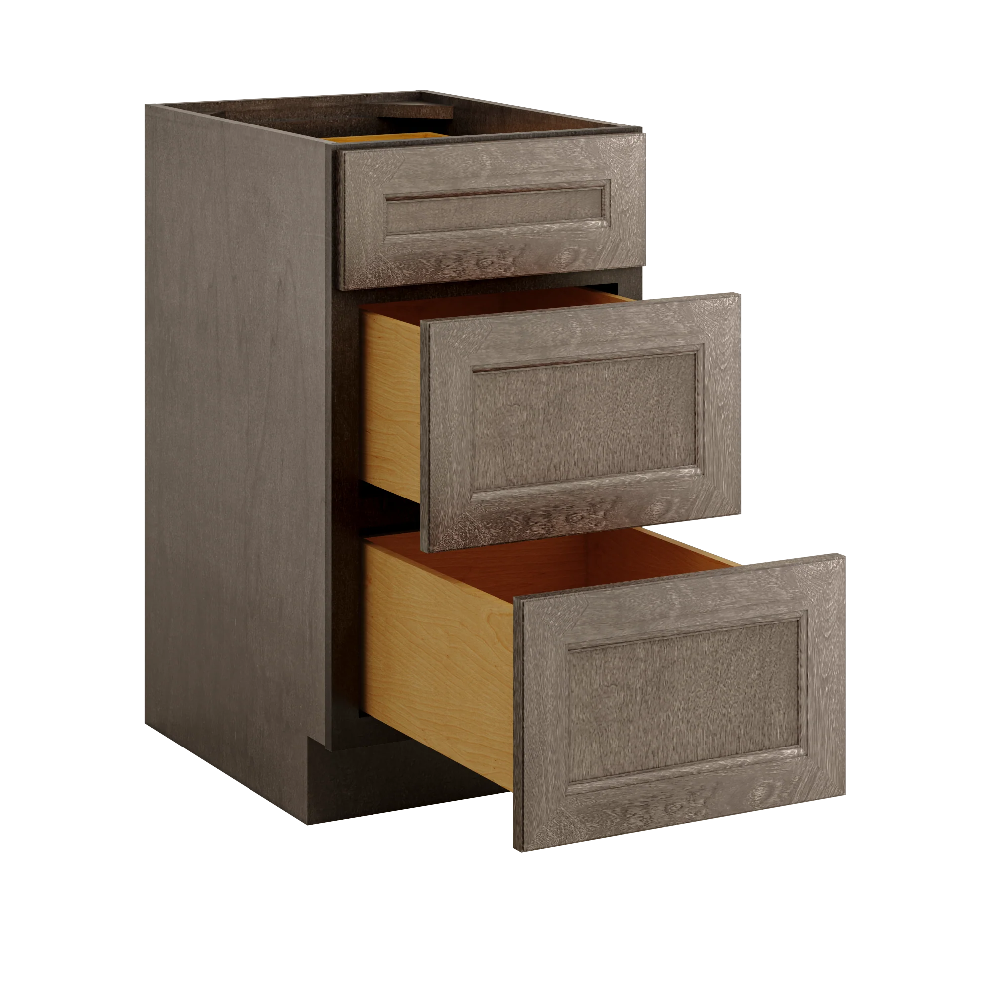Drawer Base Kitchen Cabinet DB18 Milan Slate 18 in. width 34.5 in. height 24 in. depth - Image 4