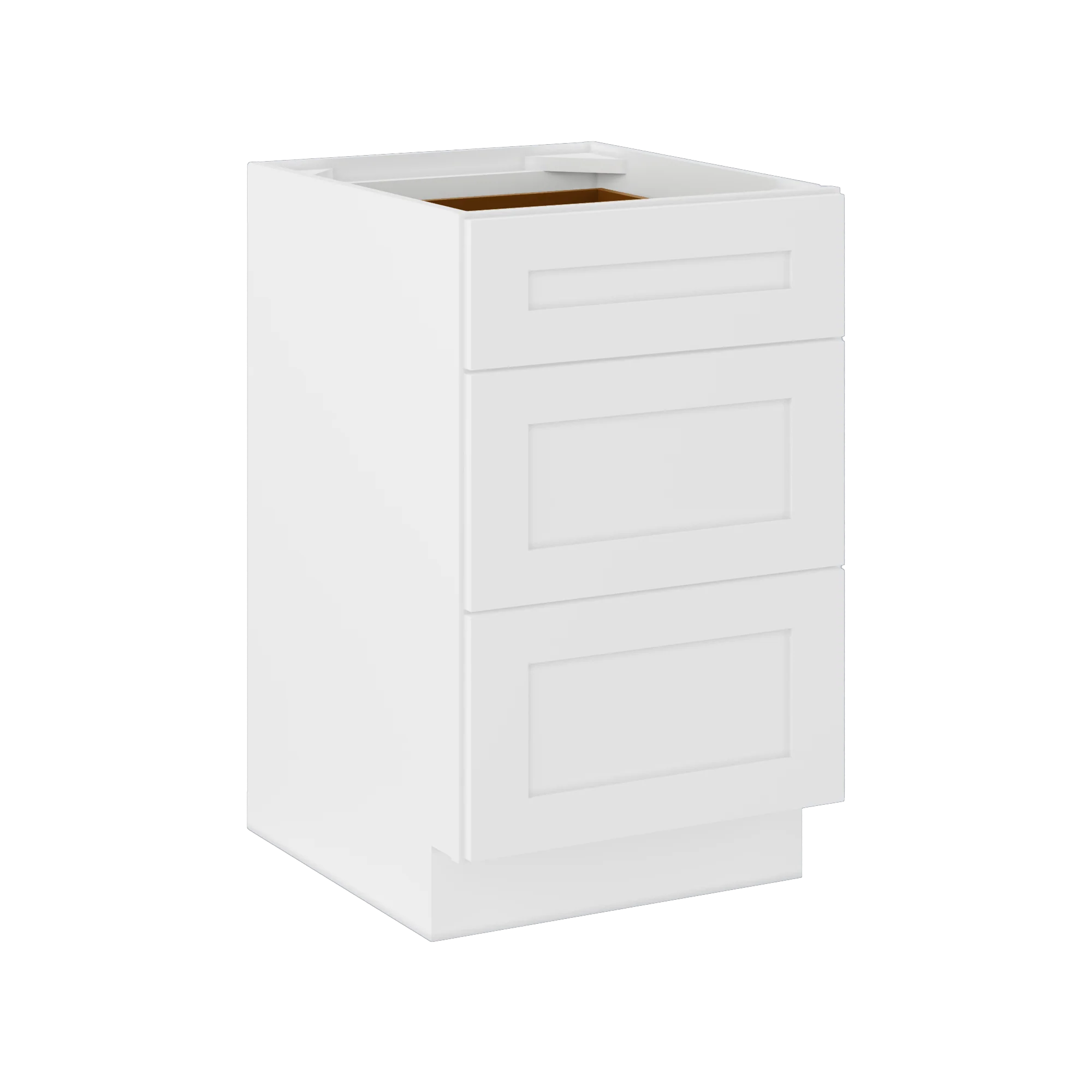 Drawer Base Kitchen Cabinet DB21 Alpina White LessCare 21 in. width 34.5 in. height 24 in. depth - Image 2
