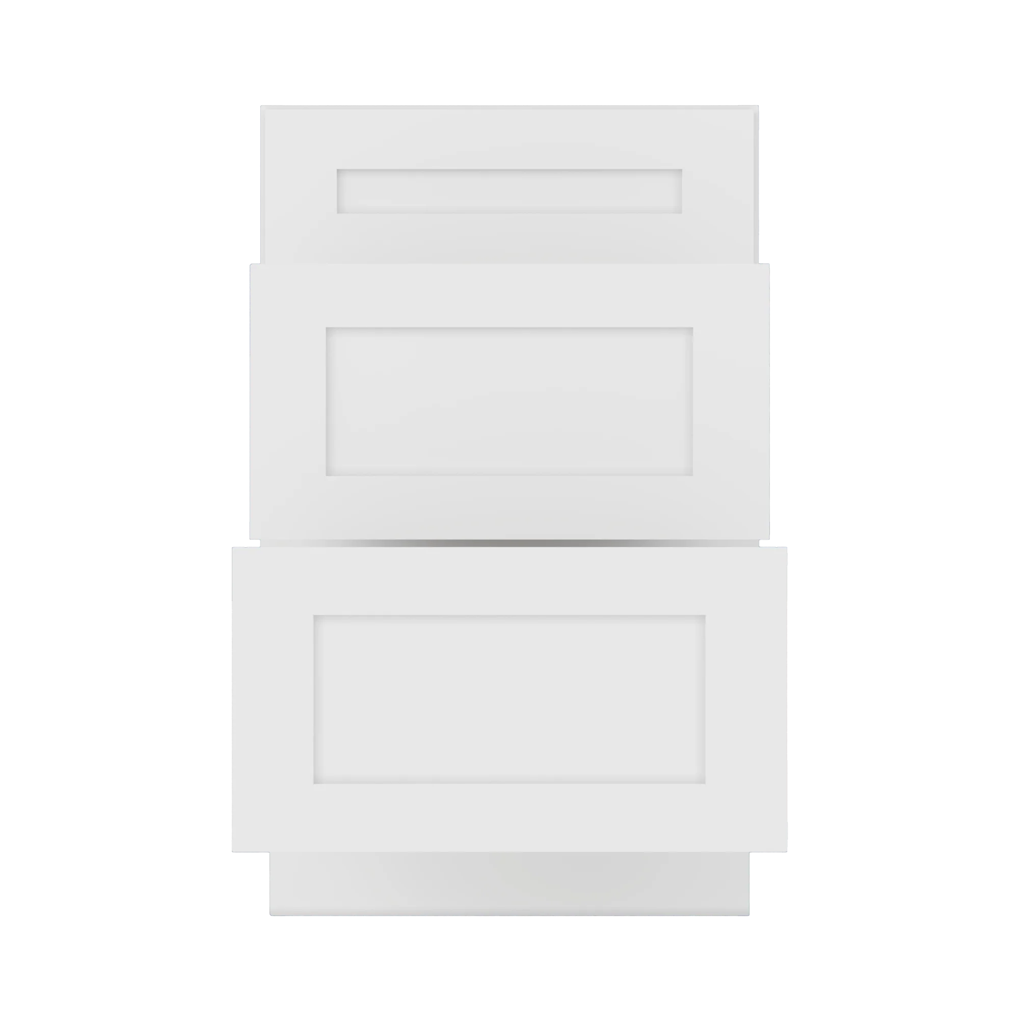 Drawer Base Kitchen Cabinet DB21 Alpina White LessCare 21 in. width 34.5 in. height 24 in. depth - Image 5