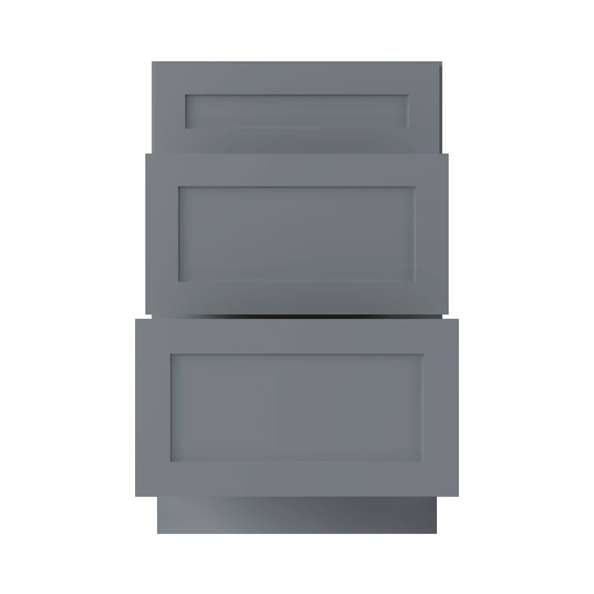 Drawer Base Kitchen Cabinet DB21 Colonial Gray LessCare 21 in. width 34.5 in. height 24 in. depth - Image 4