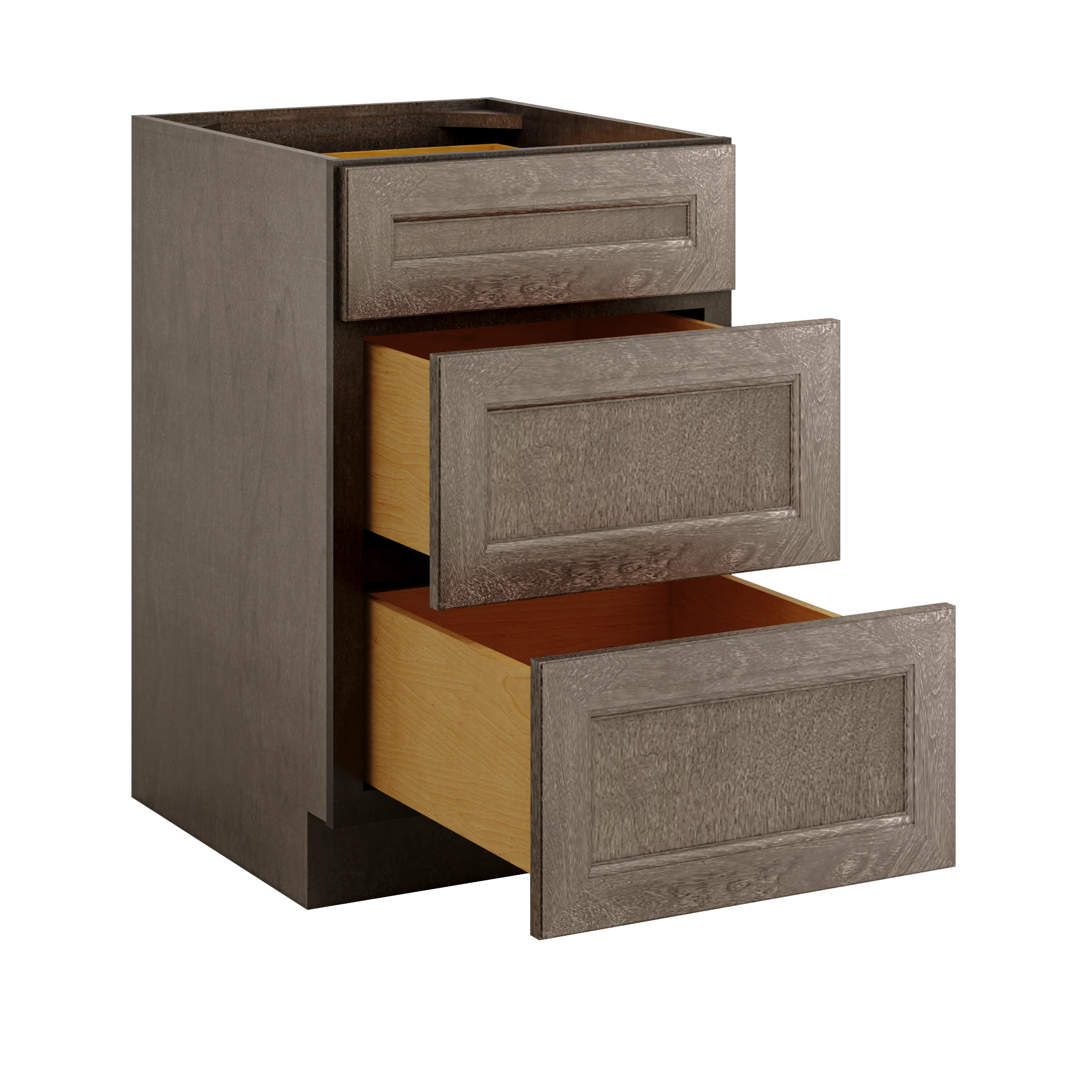 Drawer Base Kitchen Cabinet DB21 Milan Slate 21 in. width 34.5 in. height 24 in. depth - Image 4