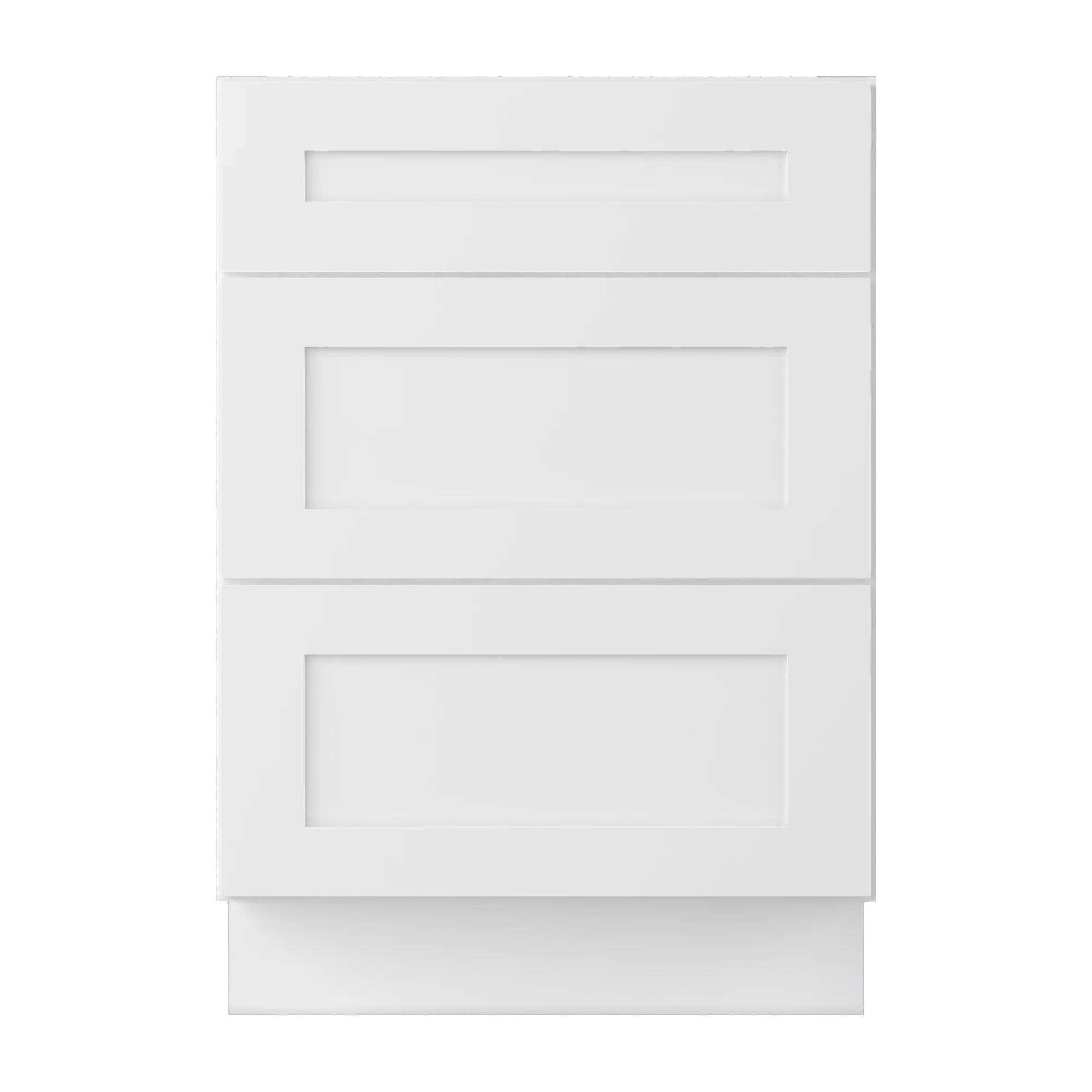 Drawer Base Kitchen Cabinet DB24 Alpina White LessCare 24 in. width 34.5 in. height 24 in. depth - Image 3