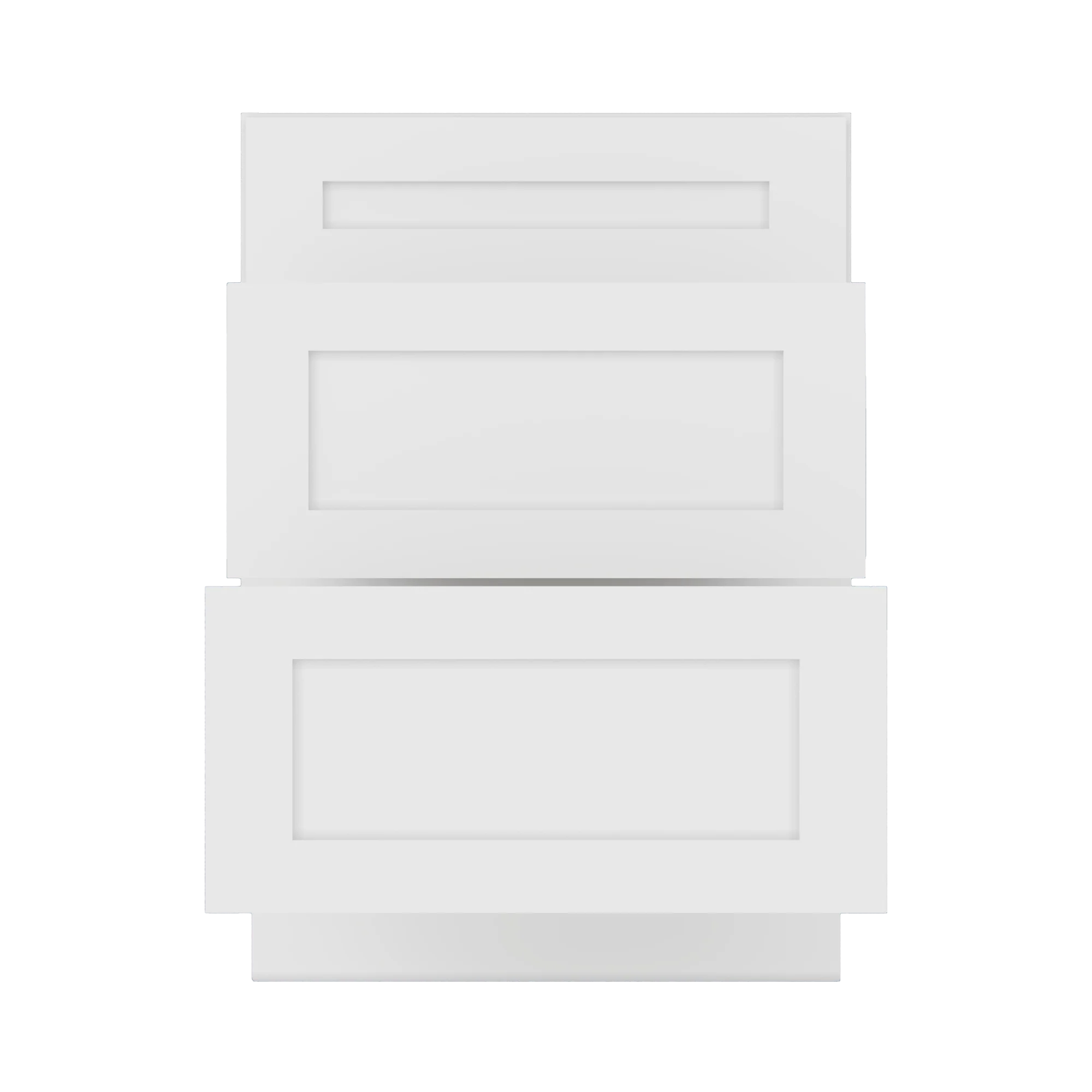 Drawer Base Kitchen Cabinet DB24 Alpina White LessCare 24 in. width 34.5 in. height 24 in. depth - Image 5