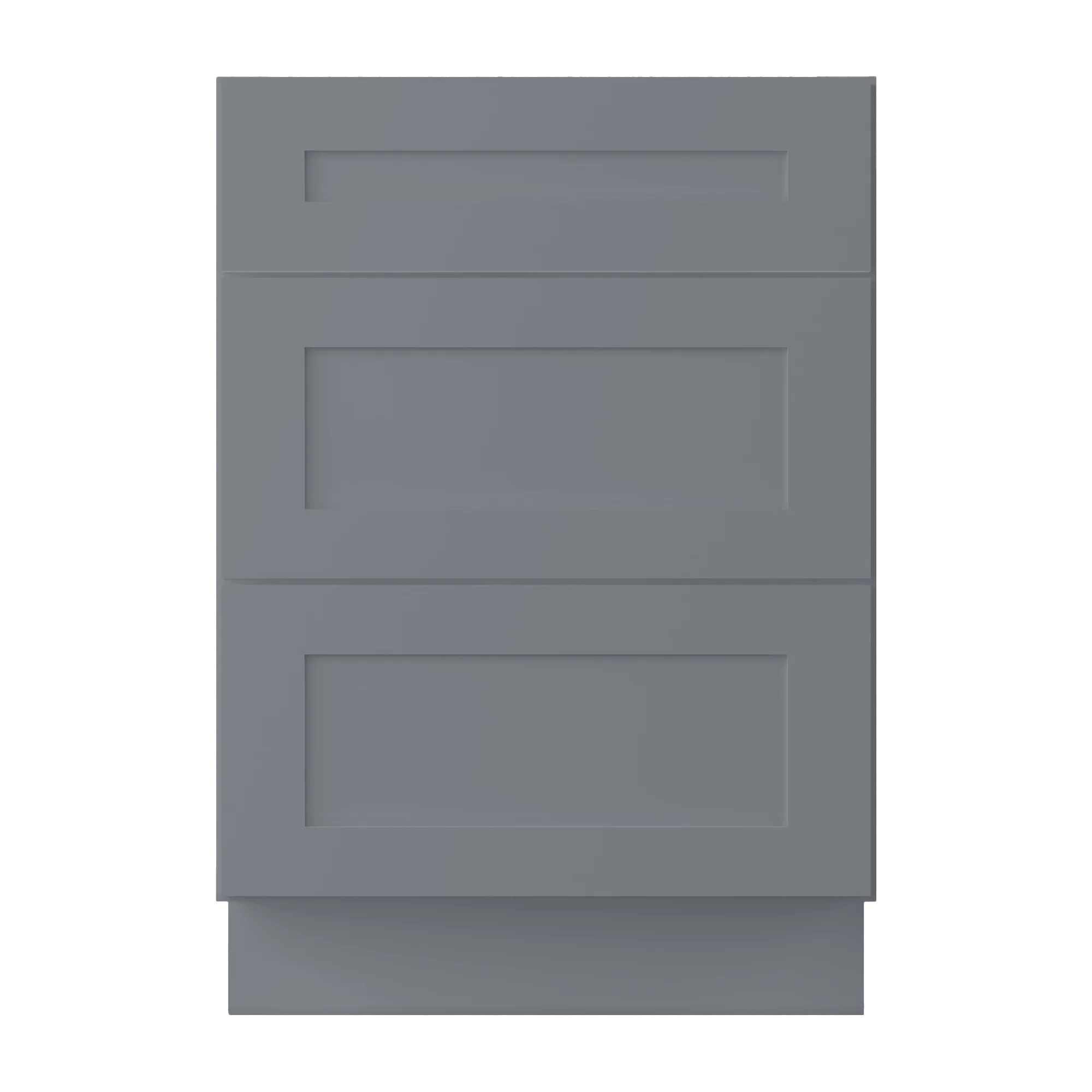 Drawer Base Kitchen Cabinet DB24 Colonial Gray LessCare 24 in. width 34.5 in. height 24 in. depth - Image 3
