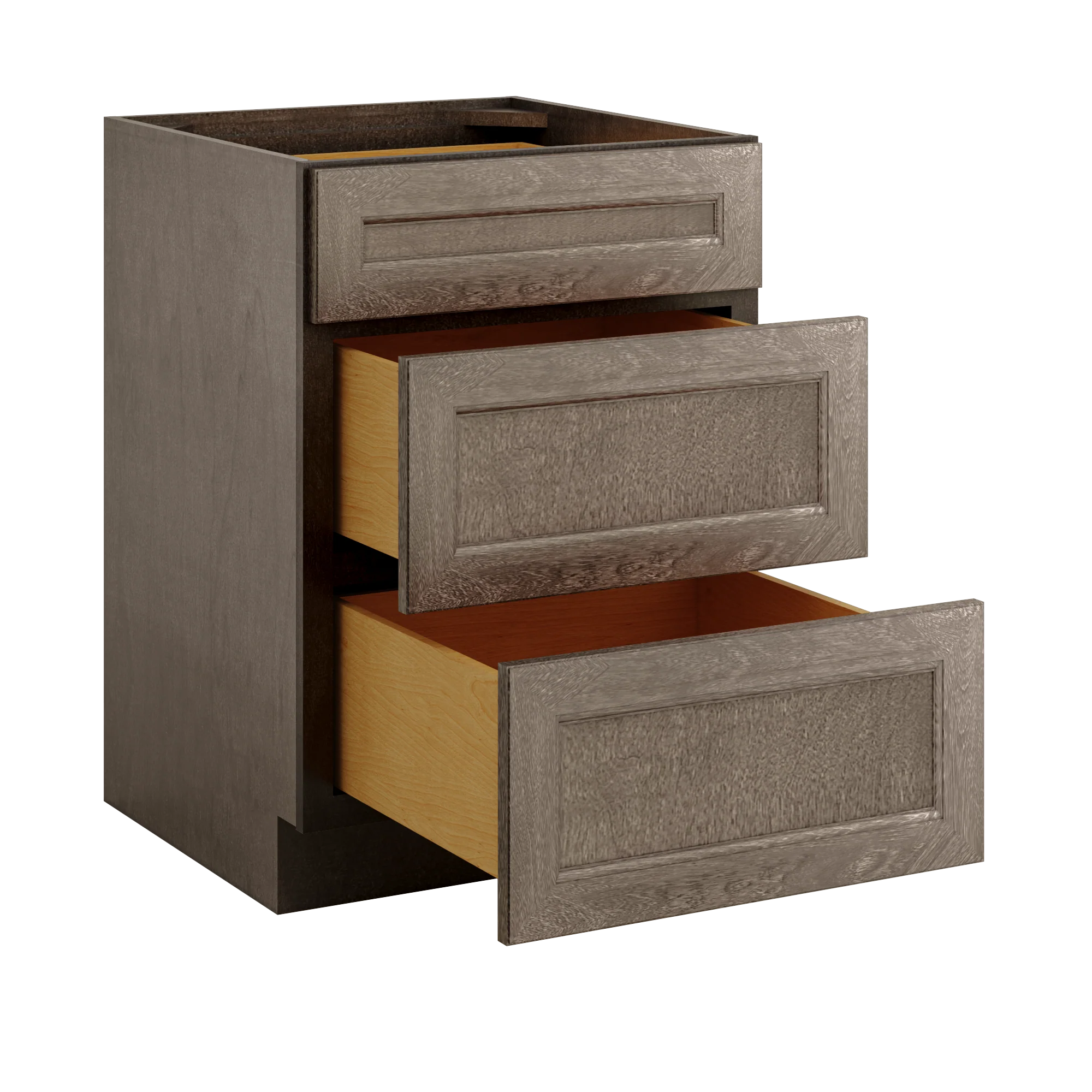 Drawer Base Kitchen Cabinet DB24 Milan Slate 24 in. width 34.5 in. height 24 in. depth - Image 4