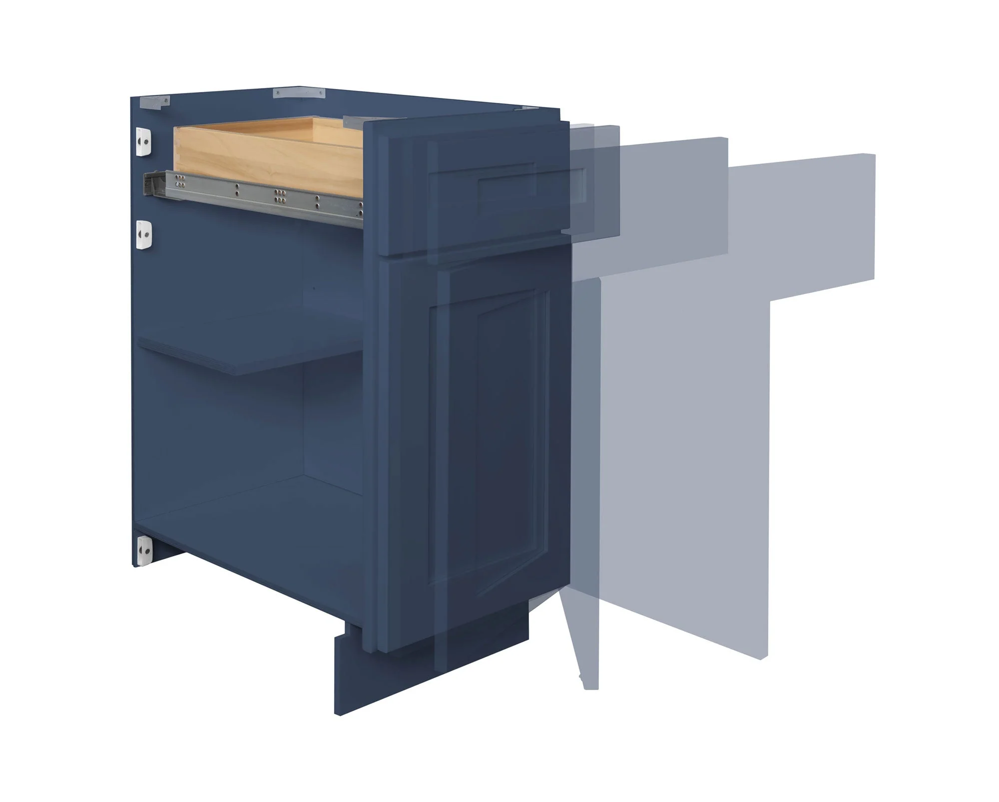 Straight Filler F642 Danbury Blue LessCare 6 in. width 42 in. height - Image 6