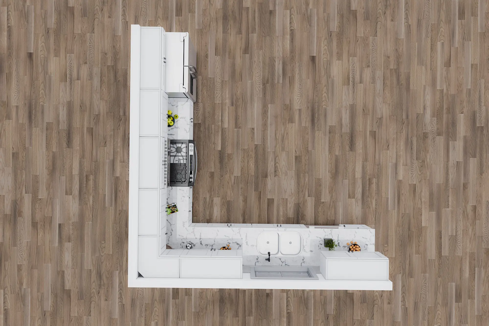 Fabuwood Galaxy Frost 12x12 Kitchen - Image 4