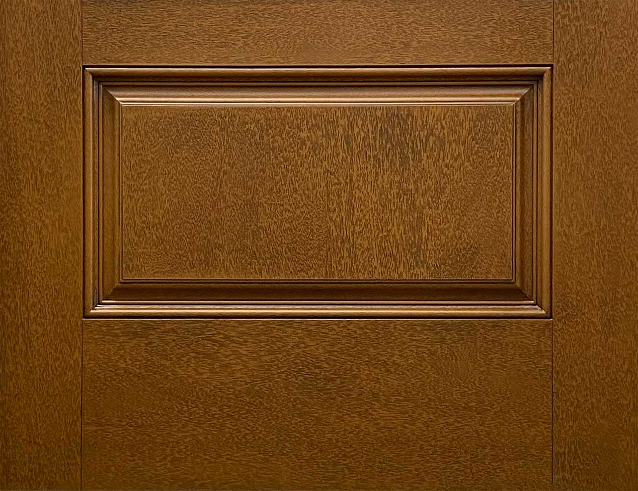 Jupiter 36 in. x 80 in. 3/4 Lite Decorative Glass Stained Light Brown Prehung Fiberglass Exterior Door with Brickmold - Image 5
