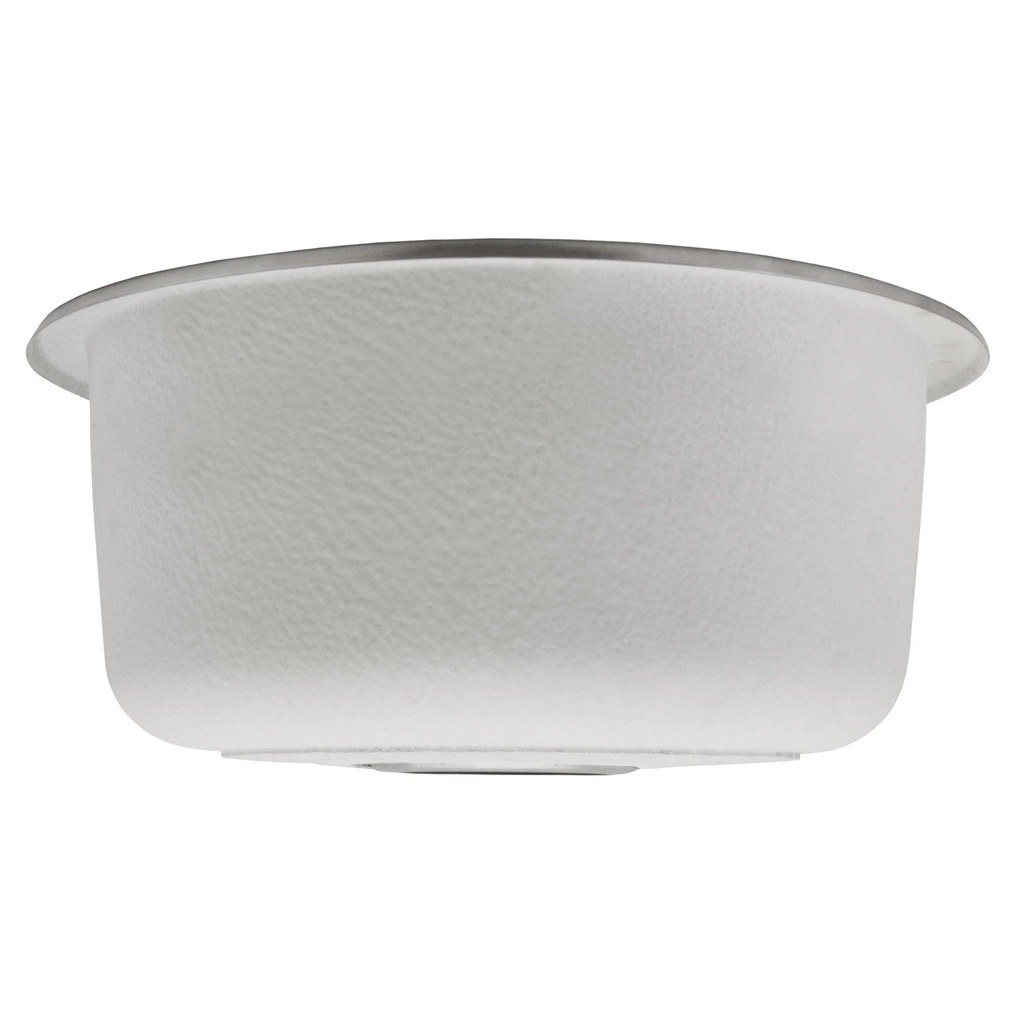 16 1/8 in Top/Undermount Round Single Bowl Stainless Steel Kitchen Sink Bar or Prep L101 - Image 5