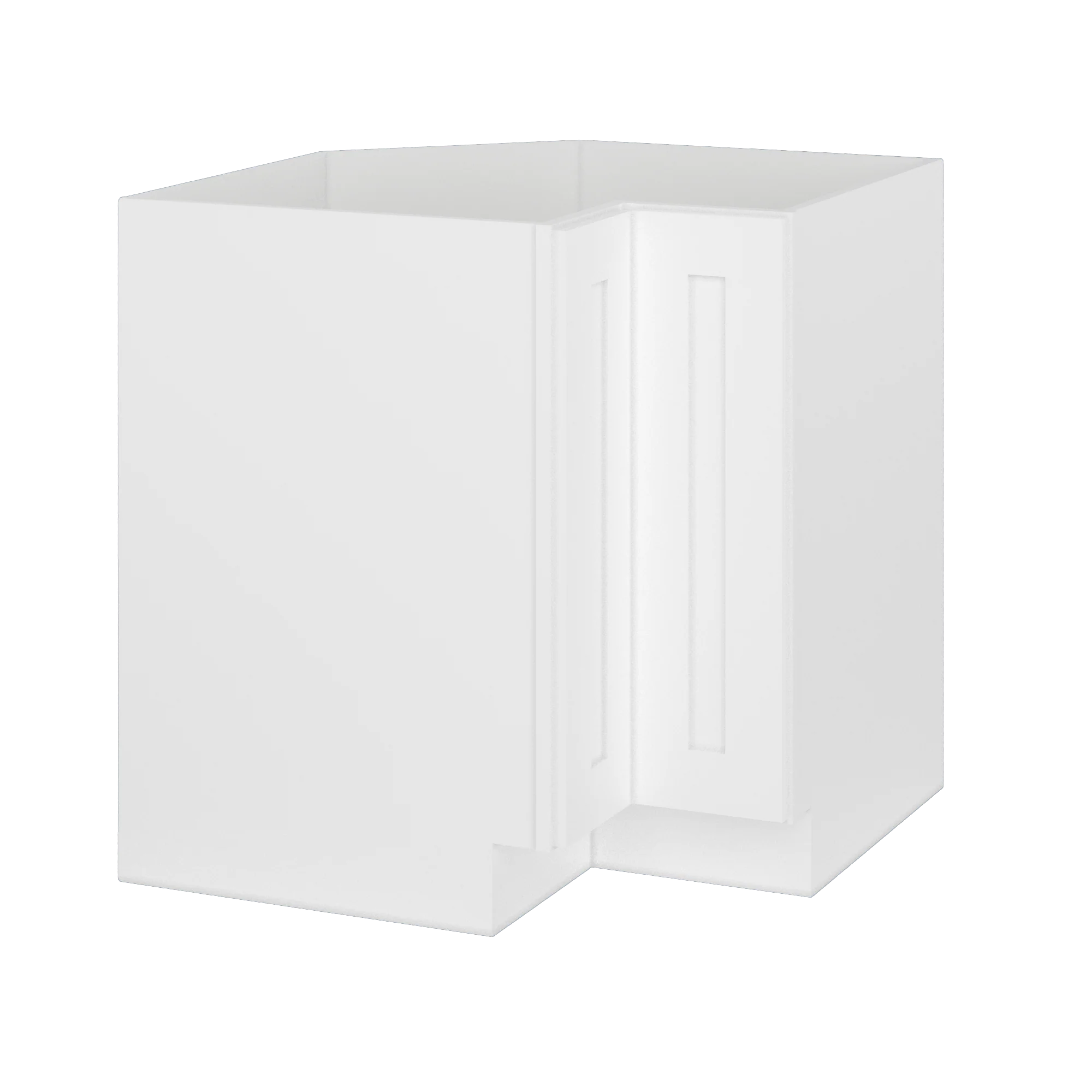Lazy Suzan Base Kitchen Cabinet SCER33 Alpina White LessCare 34.5 in. height 33 in. depth - Image 2
