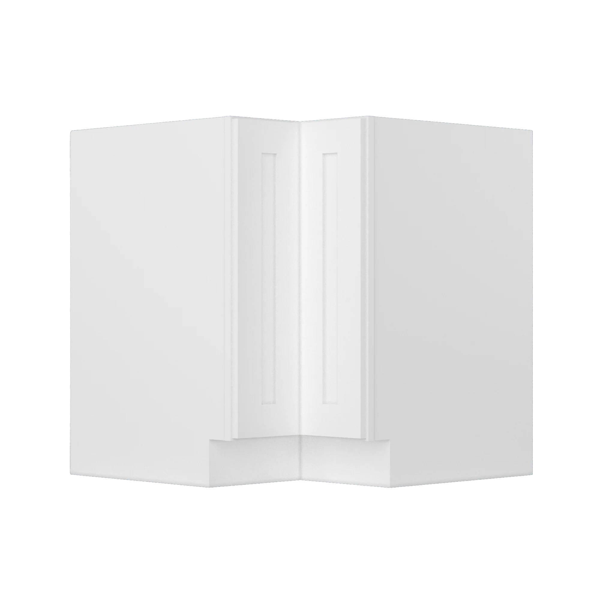 Lazy Suzan Base Kitchen Cabinet SCER33 Alpina White LessCare 34.5 in. height 33 in. depth - Image 6