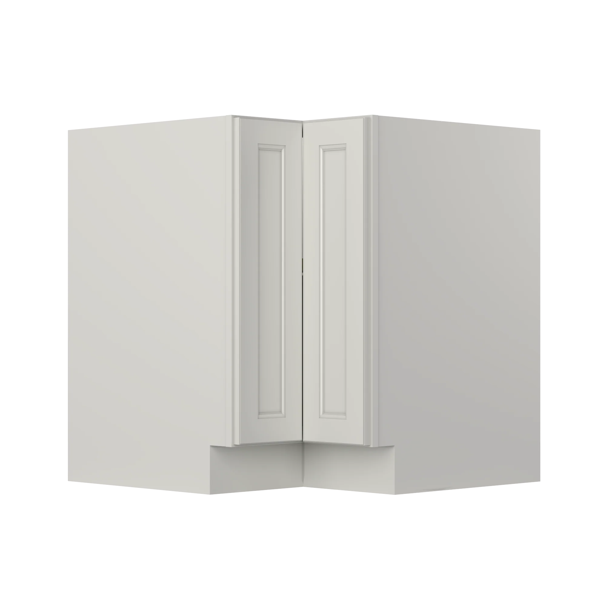 Lazy Suzan Base Kitchen Cabinet SCER33 Milan Pearl LessCare 34.5 in. height 33 in. depth - Image 3