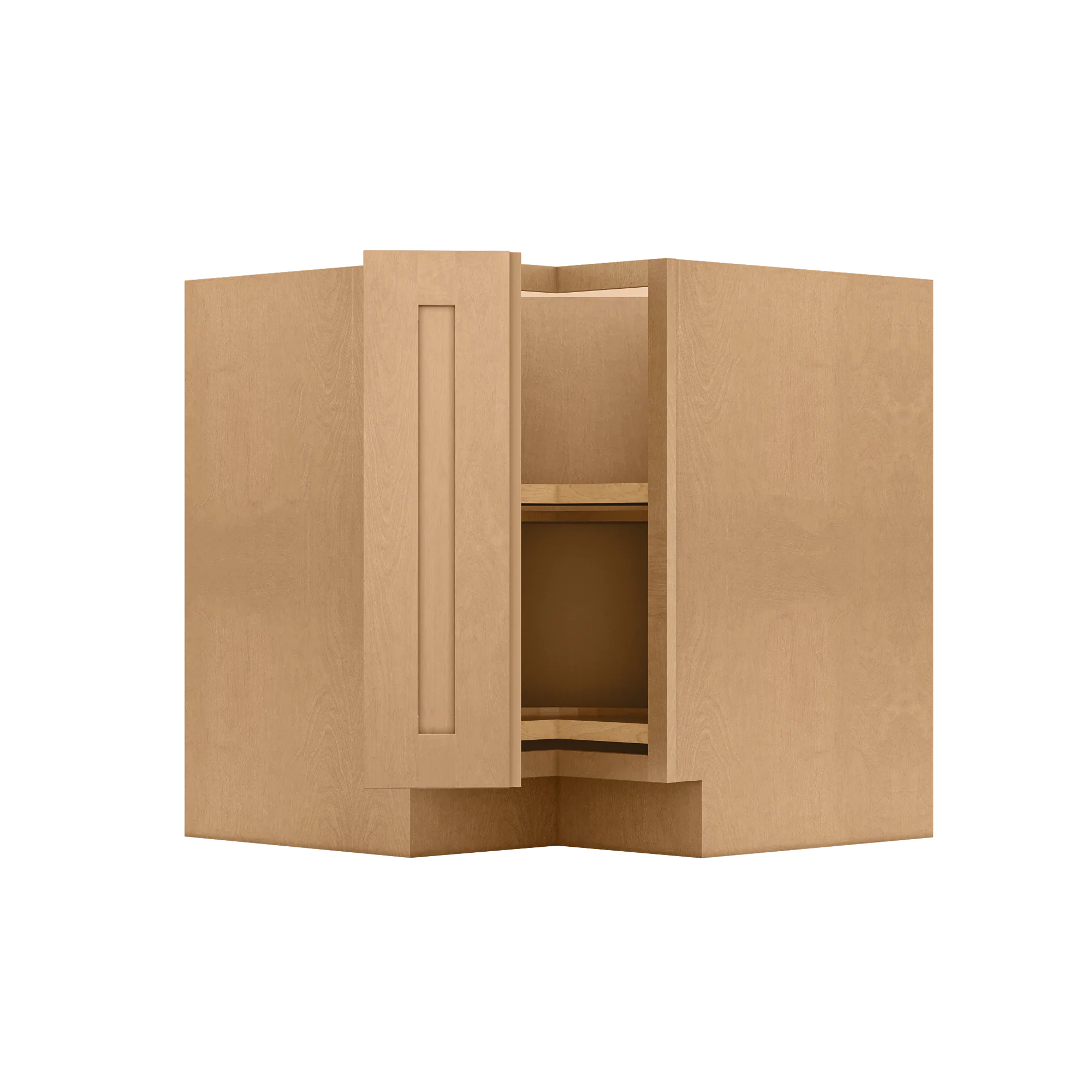 Lazy Suzan Base Kitchen Cabinet SCER33 Shaker Toffee 34.5 in. height 33 in. depth - Image 5