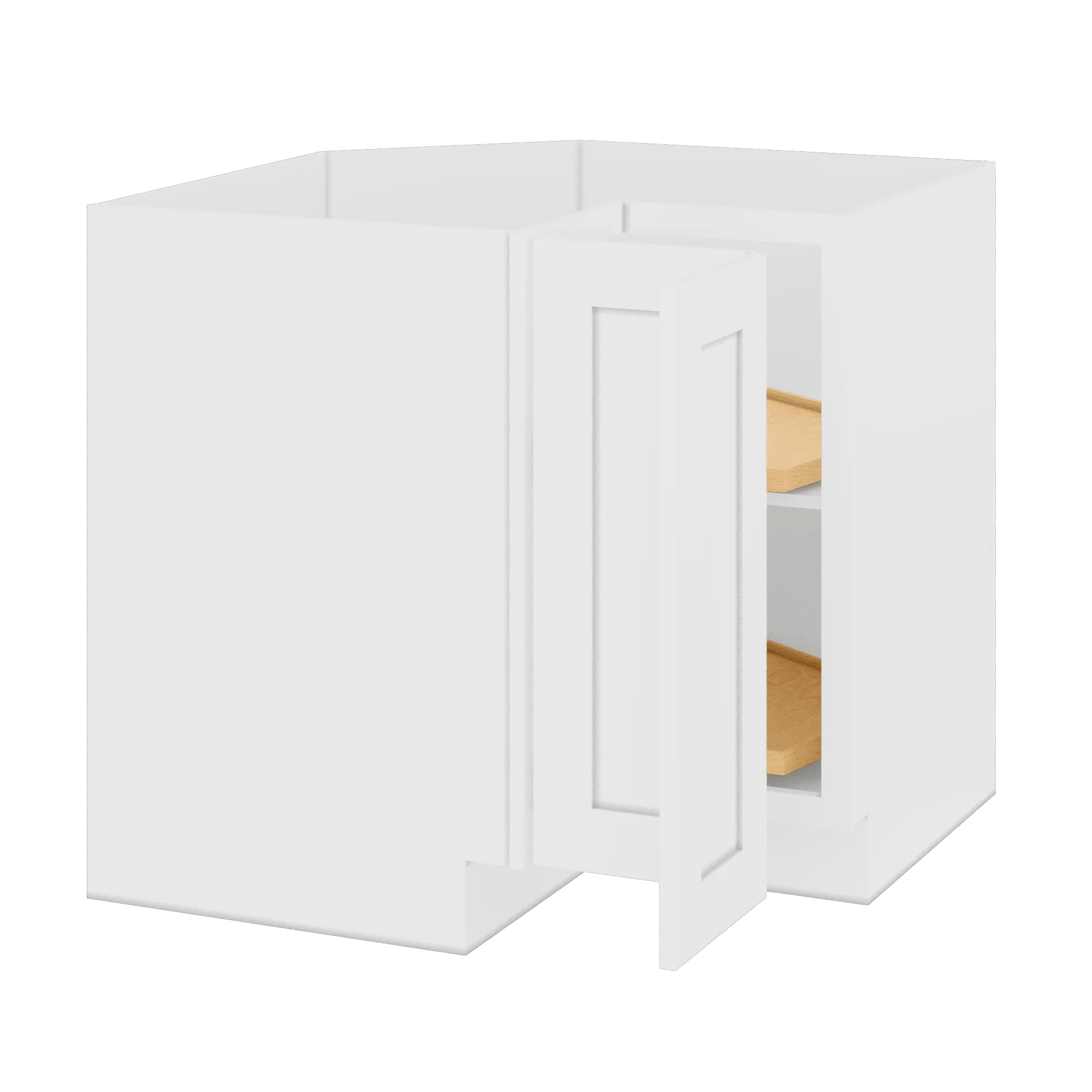 Lazy Suzan Base Kitchen Cabinet SCER36 Alpina White LessCare 34.5 in. height 36 in. depth - Image 2