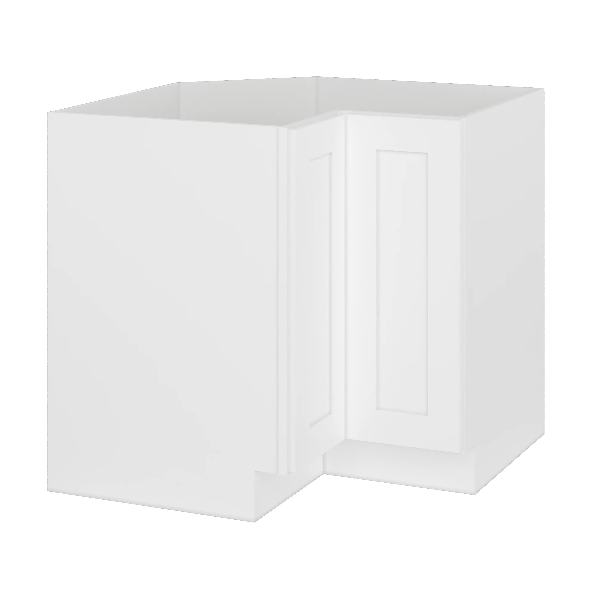 Lazy Suzan Base Kitchen Cabinet SCER36 Alpina White LessCare 34.5 in. height 36 in. depth - Image 5