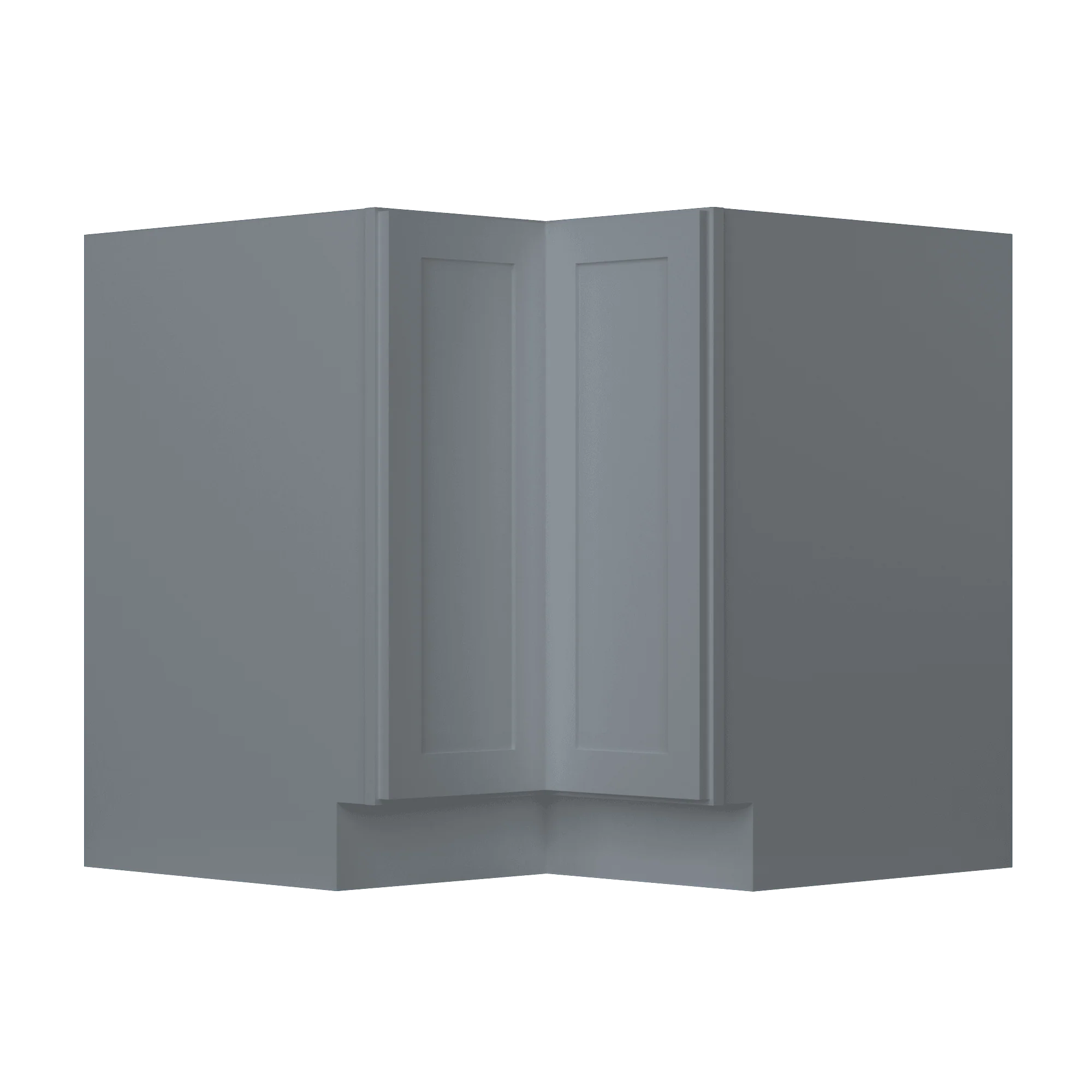 Lazy Suzan Base Kitchen Cabinet SCER36 Colonial Gray LessCare 34.5 in. height 36 in. depth - Image 3
