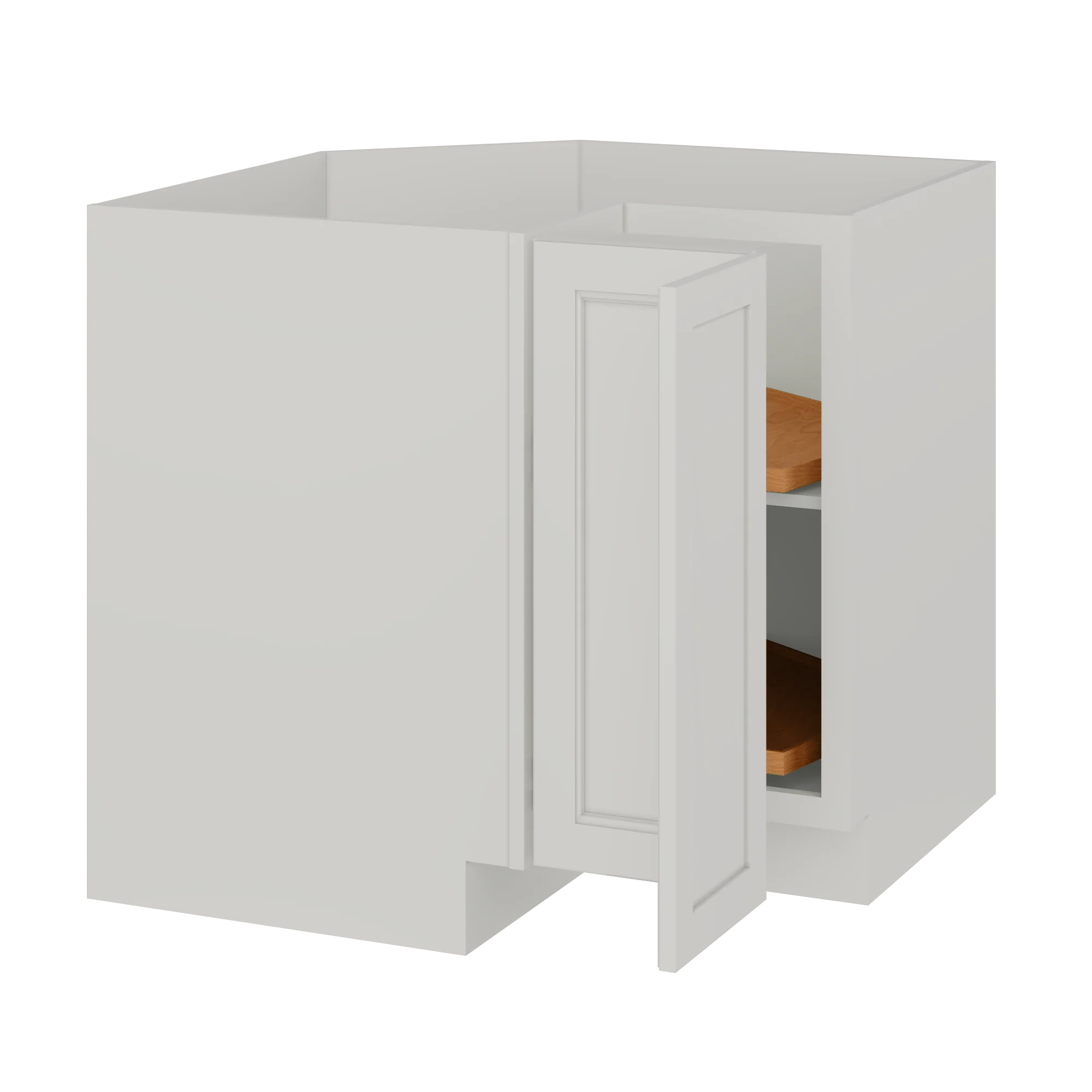 Lazy Suzan Base Kitchen Cabinet SCER36 Milan Pearl 34.5 in. height 36 in. depth - Image 4