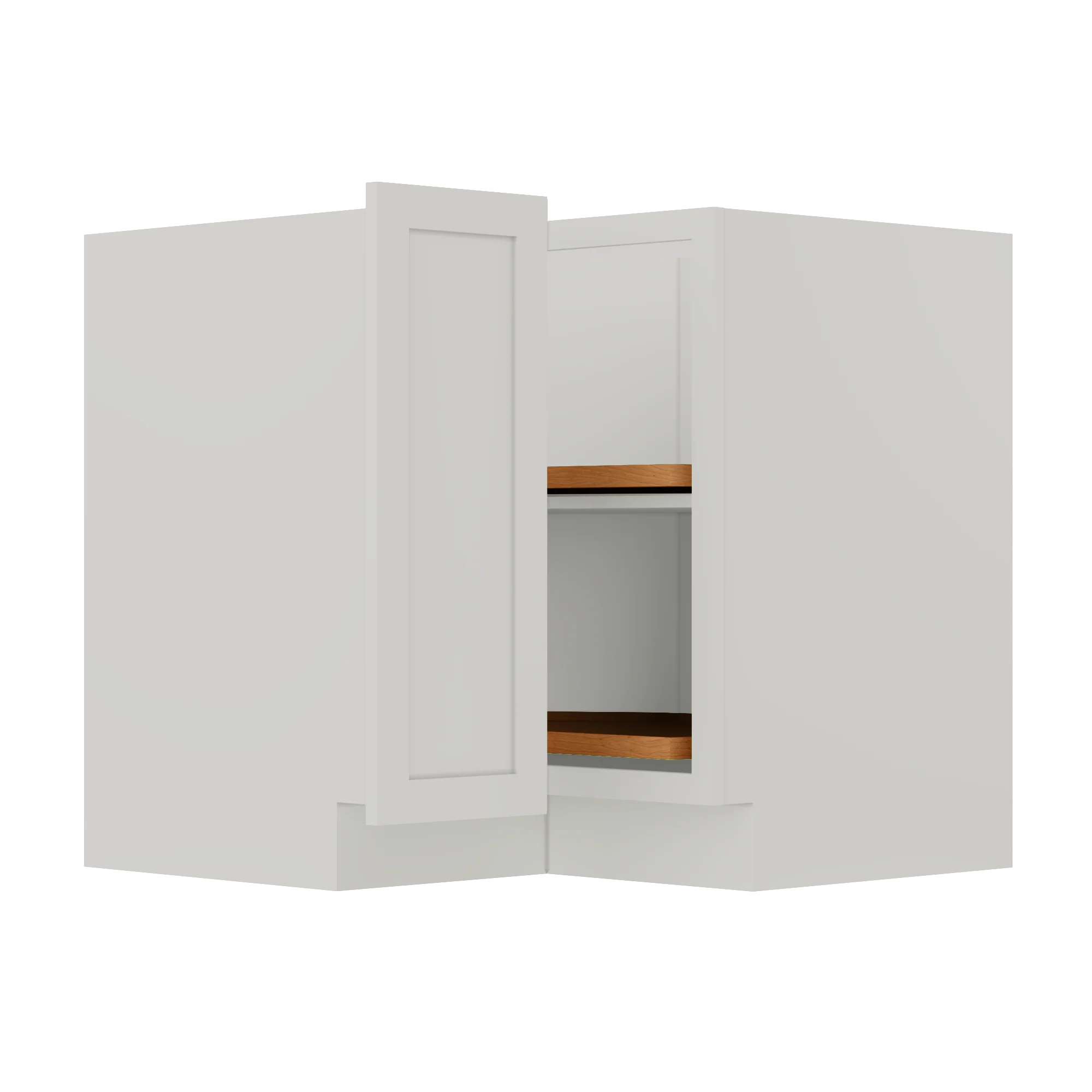 Lazy Suzan Base Kitchen Cabinet SCER36 Milan Pearl 34.5 in. height 36 in. depth - Image 5