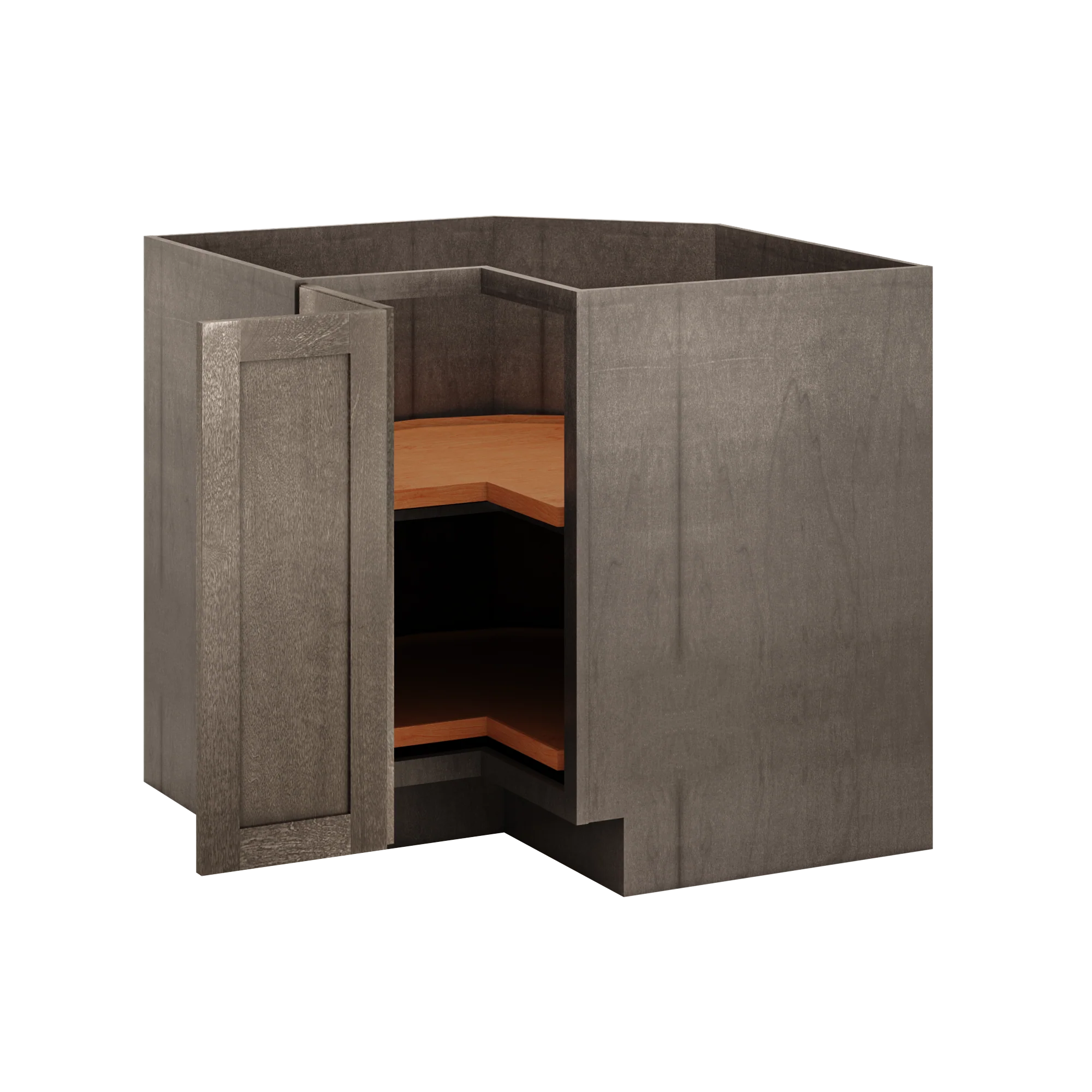 Lazy Suzan Base Kitchen Cabinet SCER36 Milan Slate 34.5 in. height 36 in. depth - Image 4