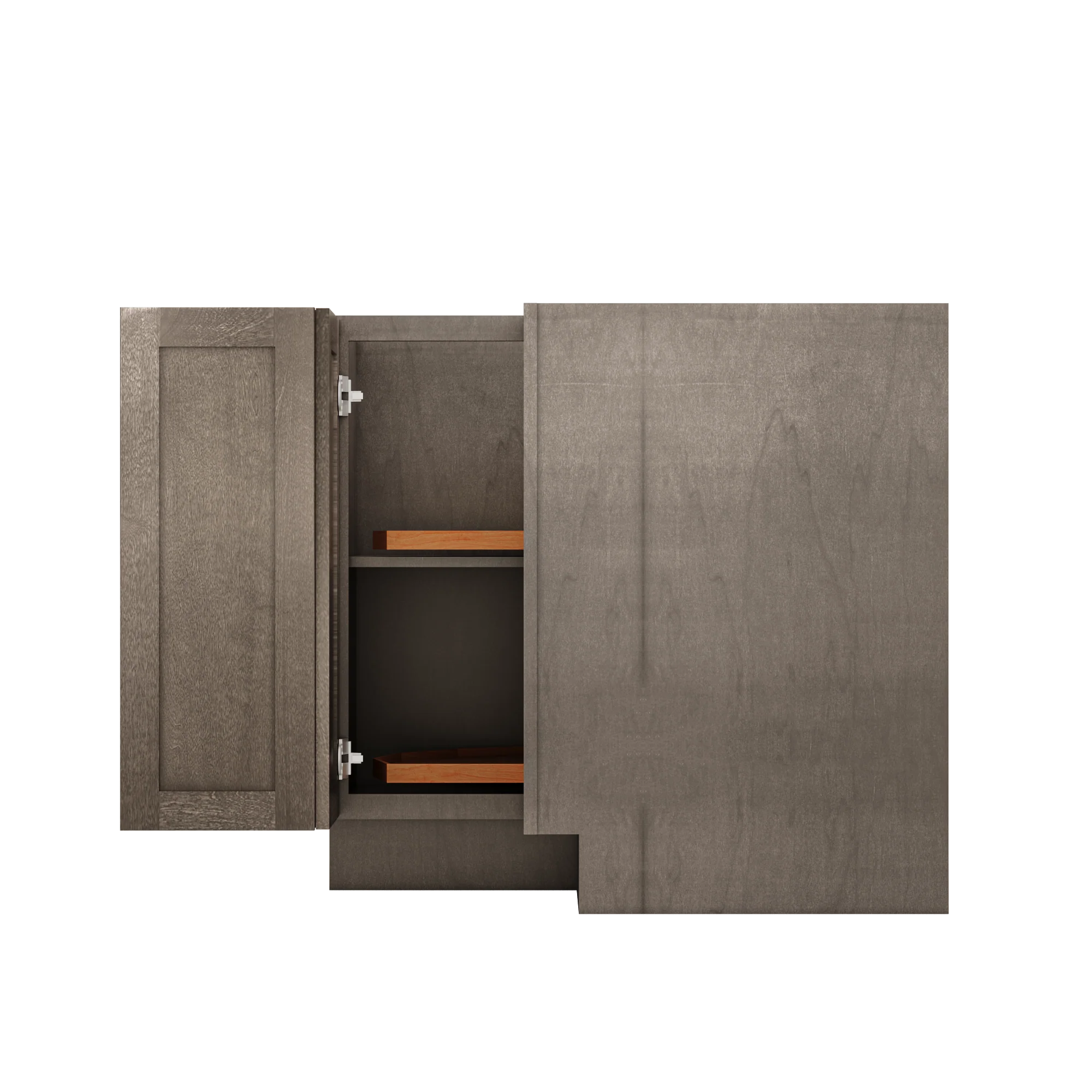 Lazy Suzan Base Kitchen Cabinet SCER36 Milan Slate 34.5 in. height 36 in. depth - Image 5
