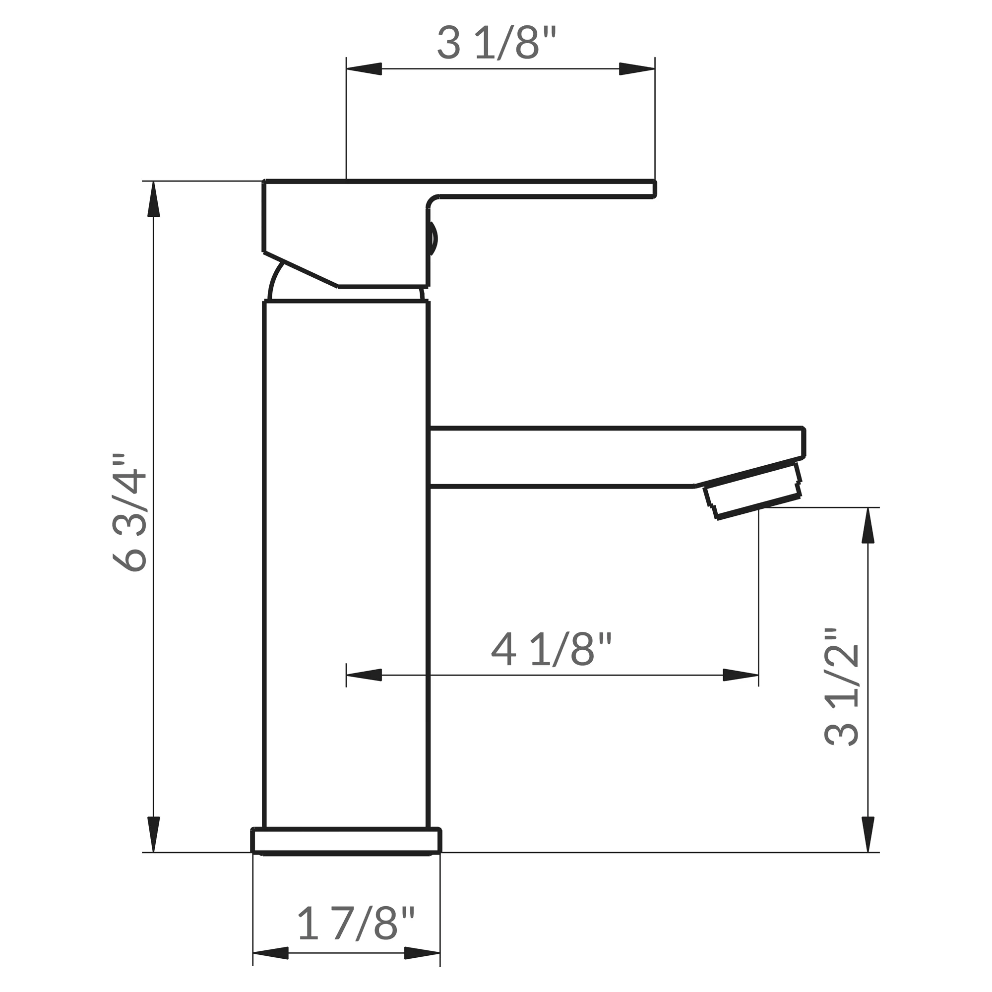 Modern Bathroom Faucet LB11B - Image 3