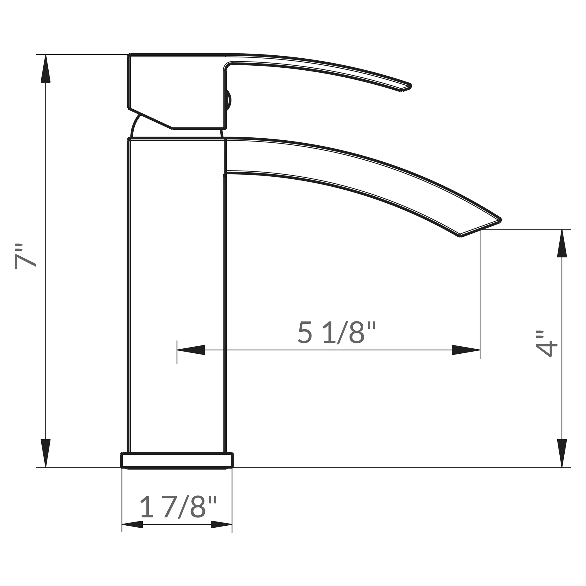 Modern Bathroom Faucet LB13B - Image 3