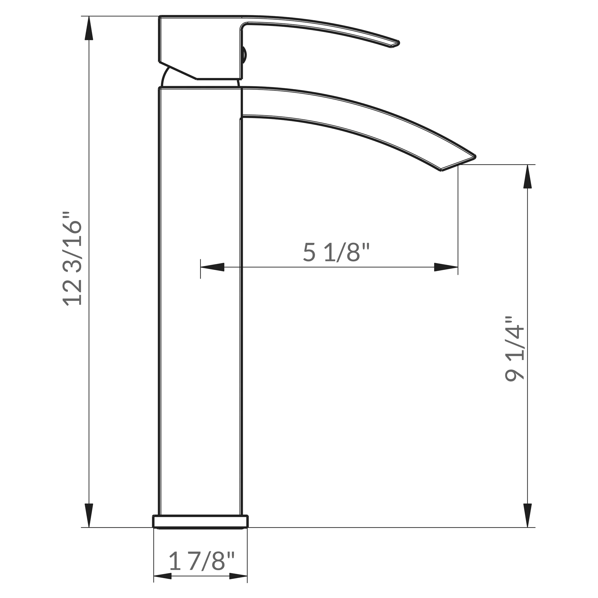 Modern Bathroom Vessel Faucet LB14B - Image 3