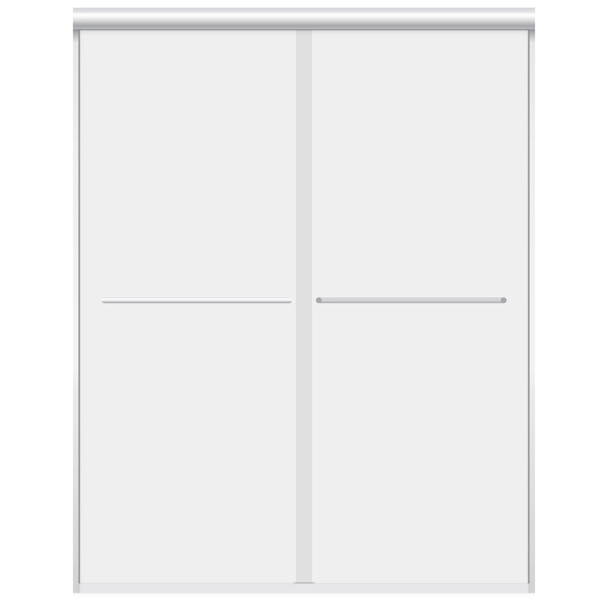44-48 W x 76 H  Sliding Bypass Framed Shower Door ULTRA-A with Glass in Chrome