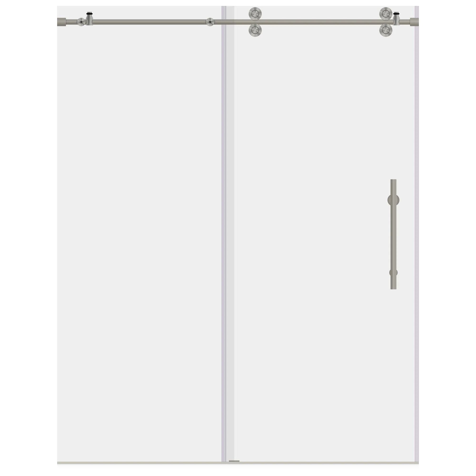 56-60 W x 79 H  Sliding Shower Door ULTRA-D Brushed Nickel