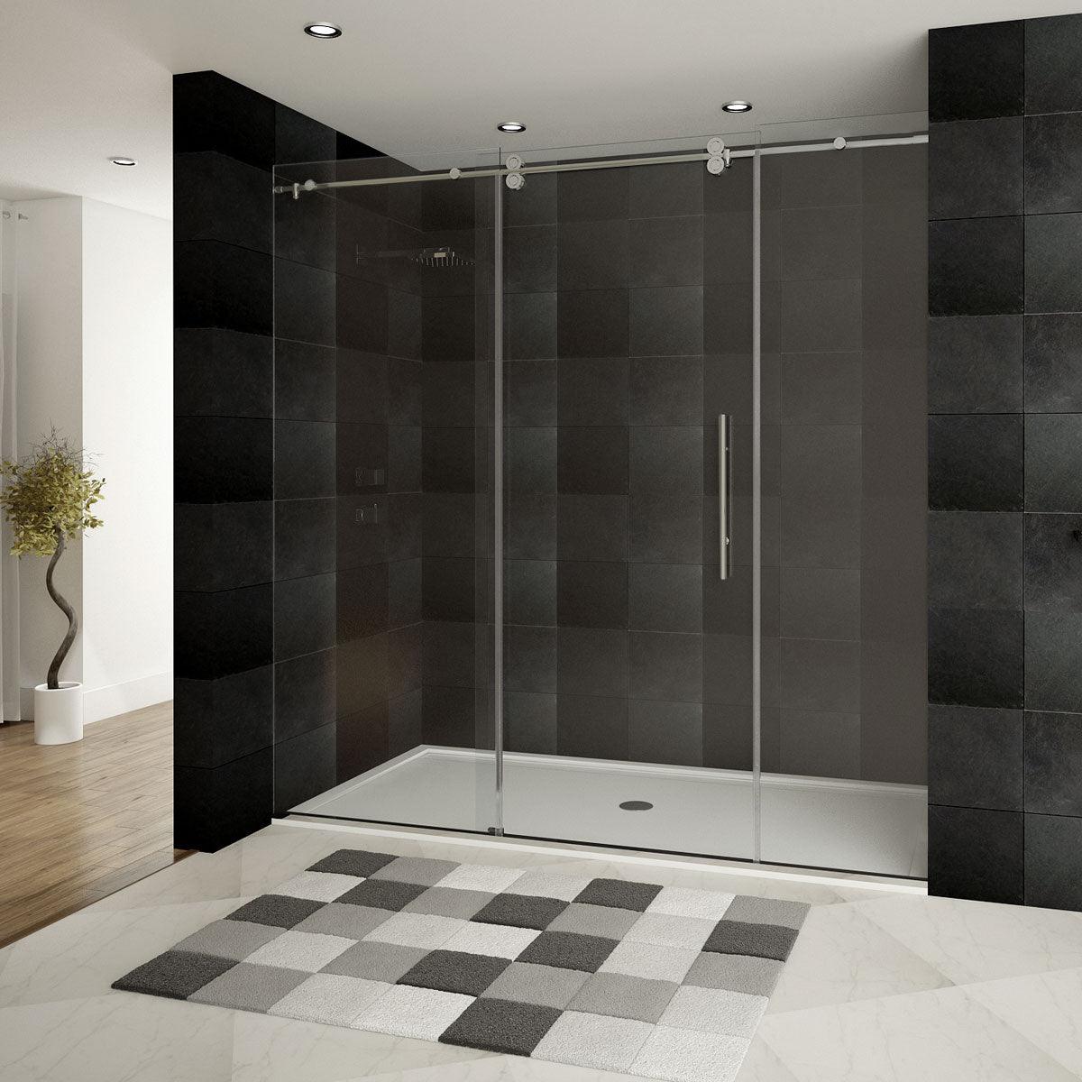 68-72 W x 79 H  Sliding Shower Door ULTRA-D Brushed Nickel - Image 3