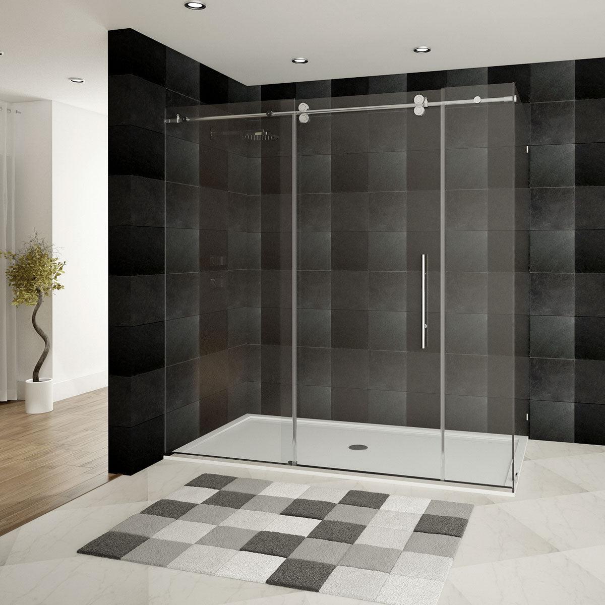 68-72 W x 79 H x 34 1/2 D Sliding Shower Enclosure ULTRA-D Chrome - Image 3
