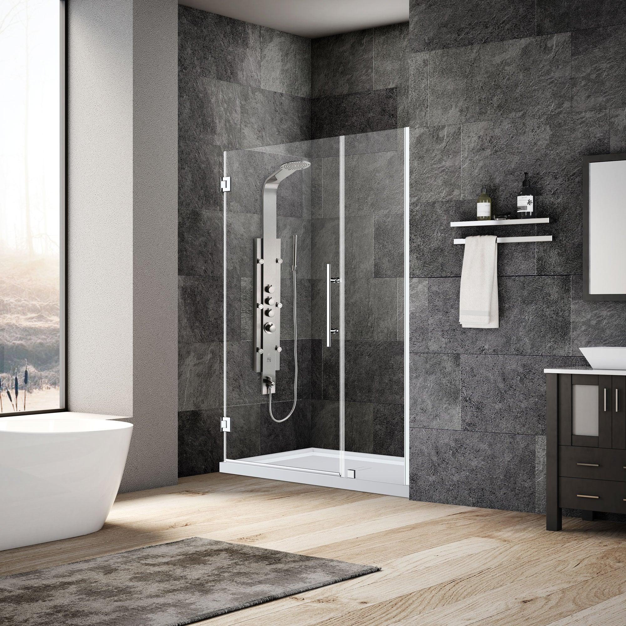 48-49 W x 72 H  Swing-Out Shower Door ULTRA-E Chrome - Image 3