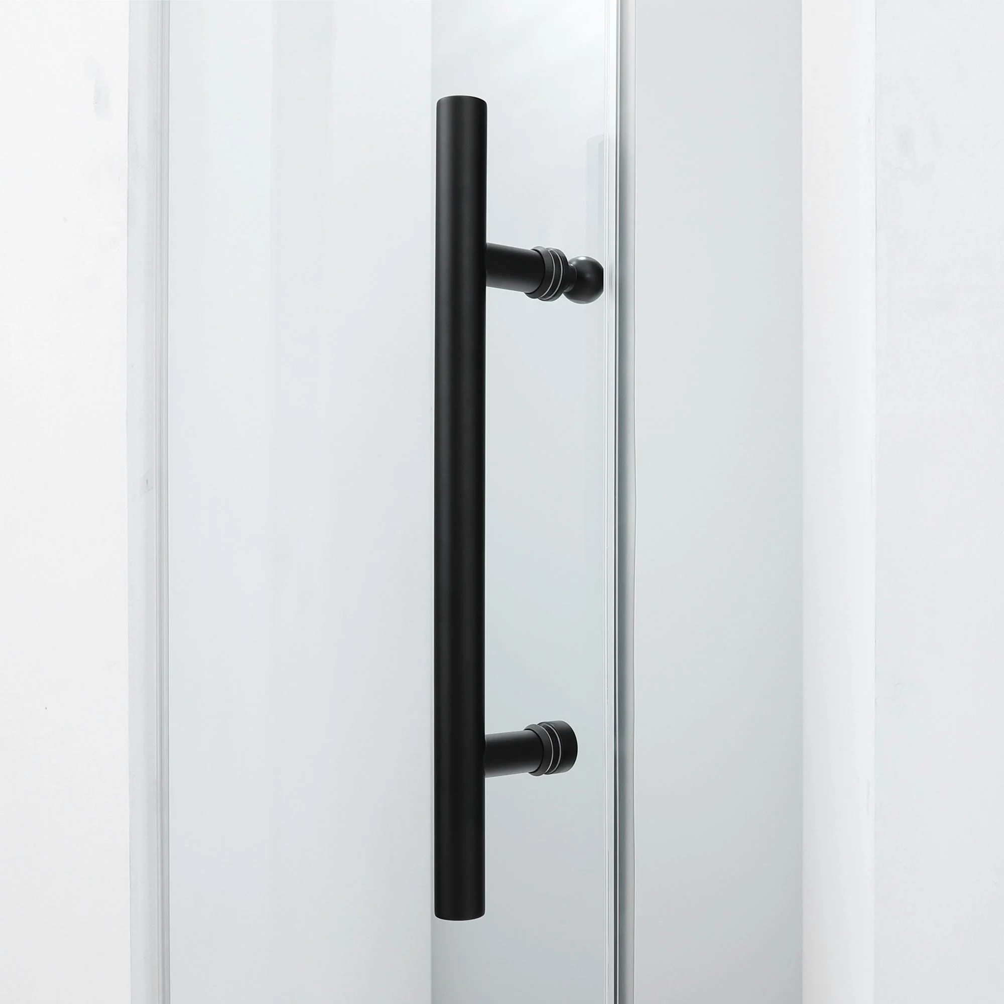36-37 W x 72 H  Swing-Out Shower Door ULTRA-E Matte Black - Image 6