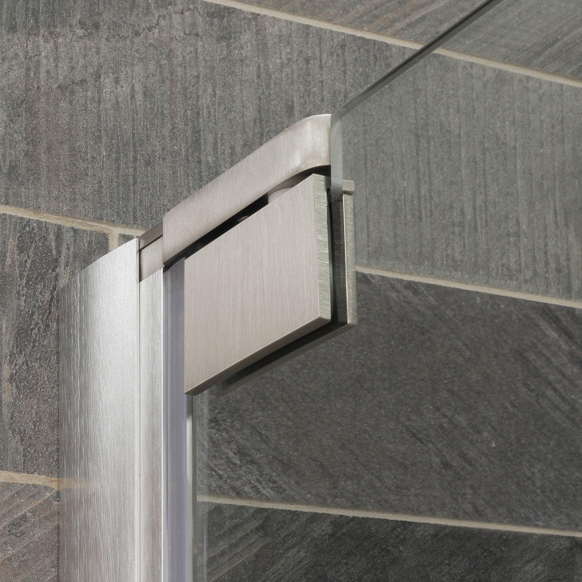 29 3/8-30 W x 72 H  x 29-30 D Swing-Out Shower Enclosure ULTRA-G Brushed Nickel - Image 4