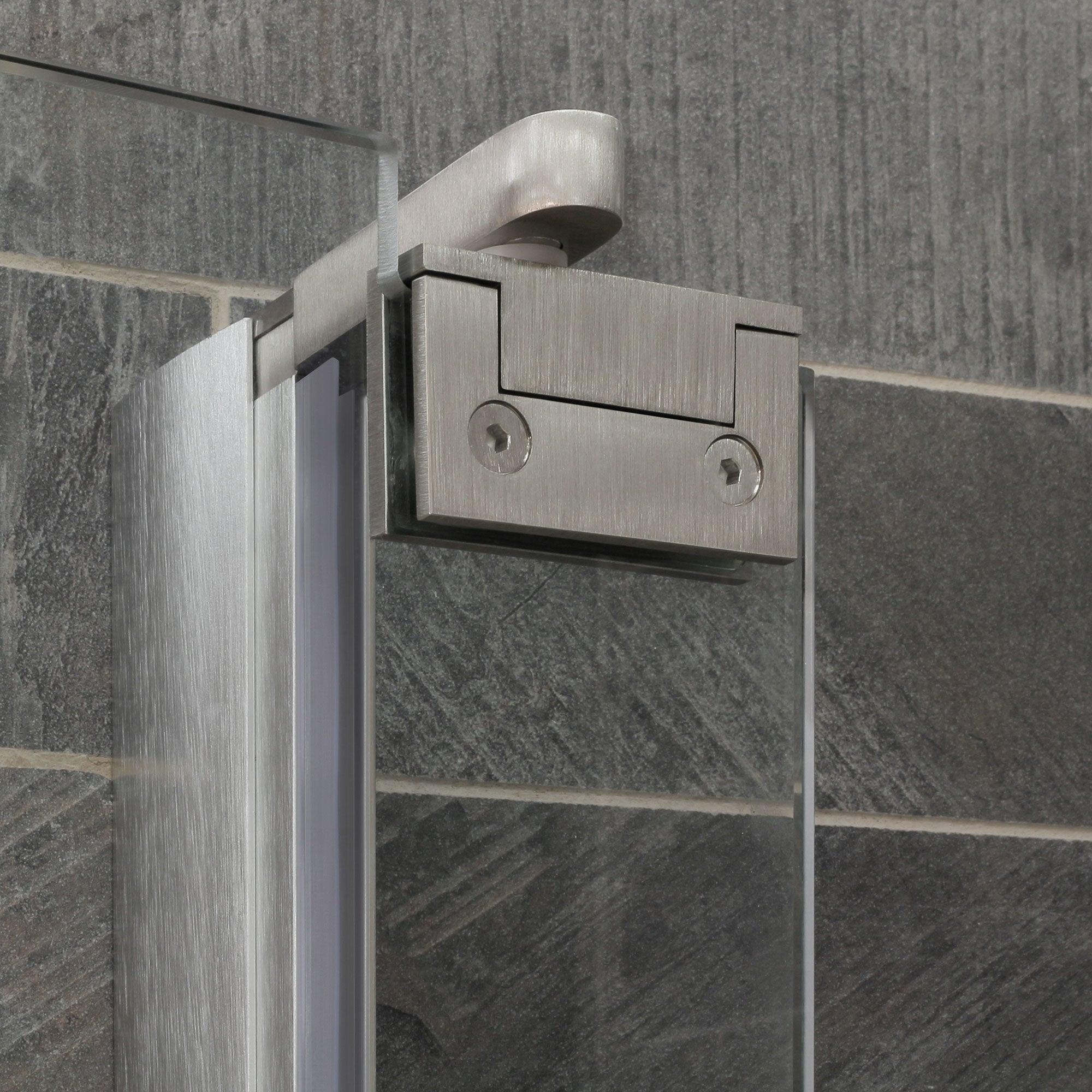 29 3/8-30 W x 72 H  x 29-30 D Swing-Out Shower Enclosure ULTRA-G Brushed Nickel - Image 5