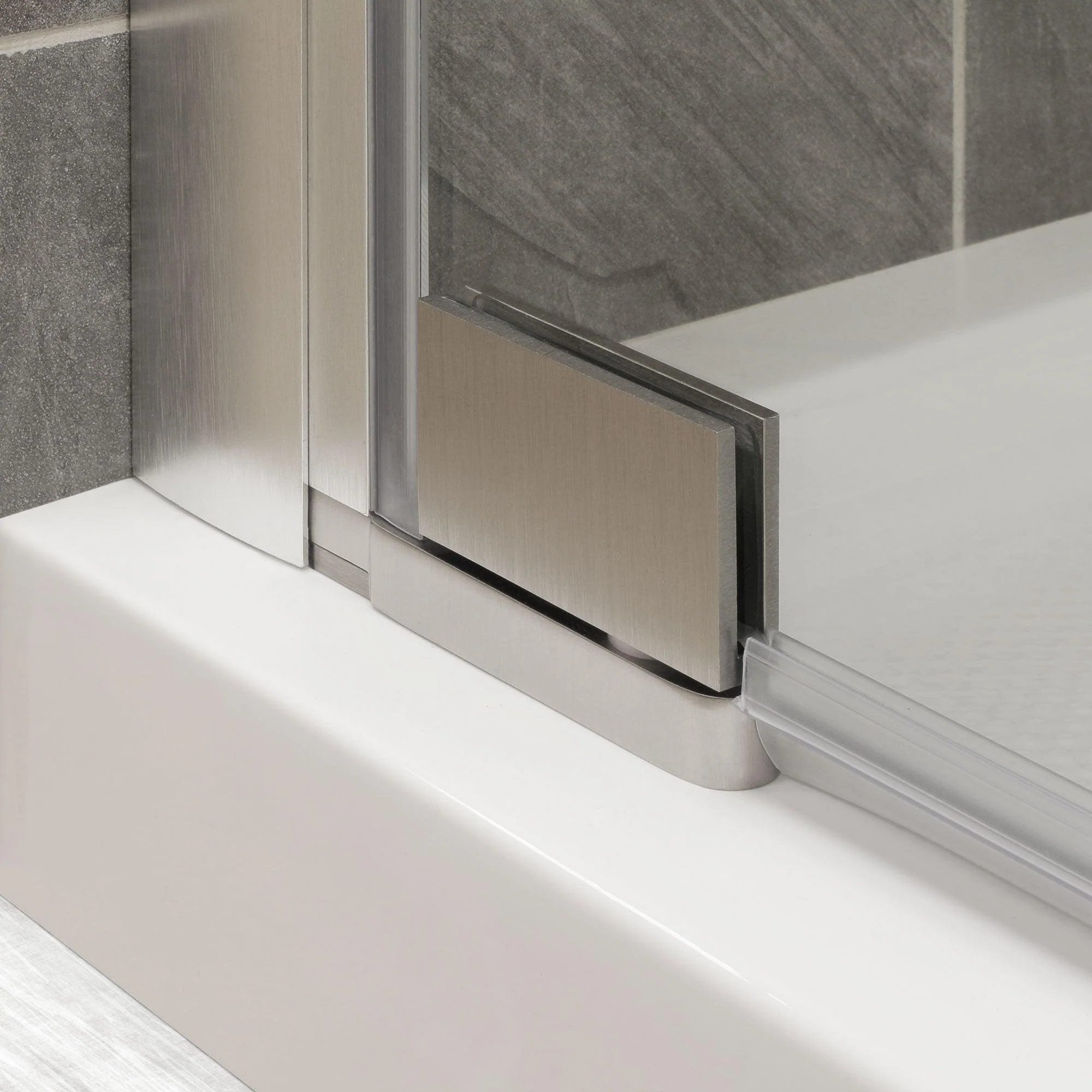 29 3/8-30 W x 72 H  x 34-35 D Swing-Out Shower Enclosure ULTRA-G Brushed Nickel - Image 6