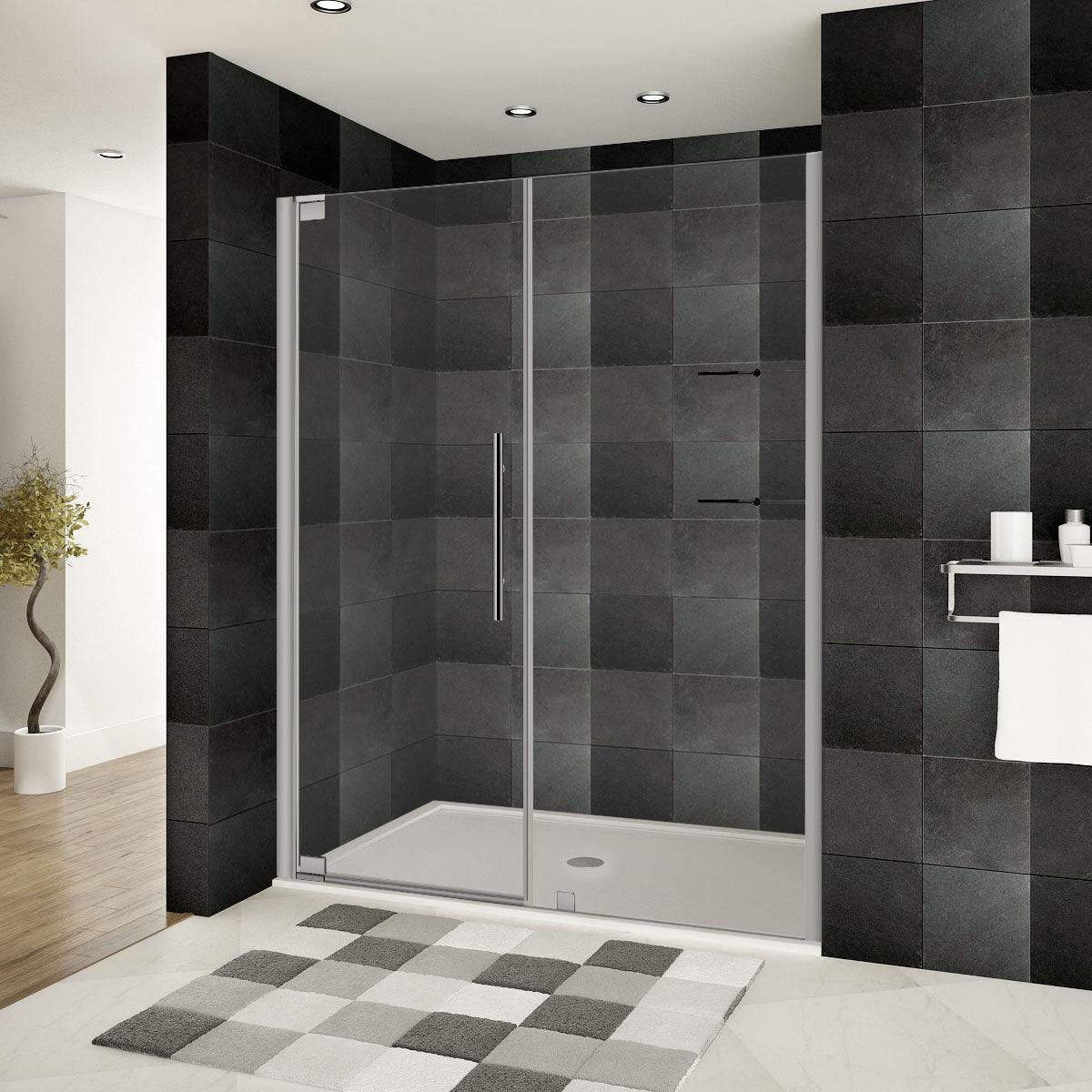 63-65 W x 72 H  Swing-Out Shower Door ULTRA-G Brushed Nickel - Image 2