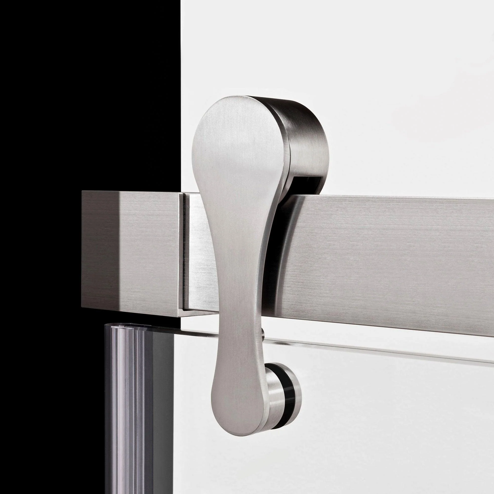 45 1/2-48 W x 76 H  Bypass Sliding Shower Door ULTRA-H Brushed Nickel - Image 6