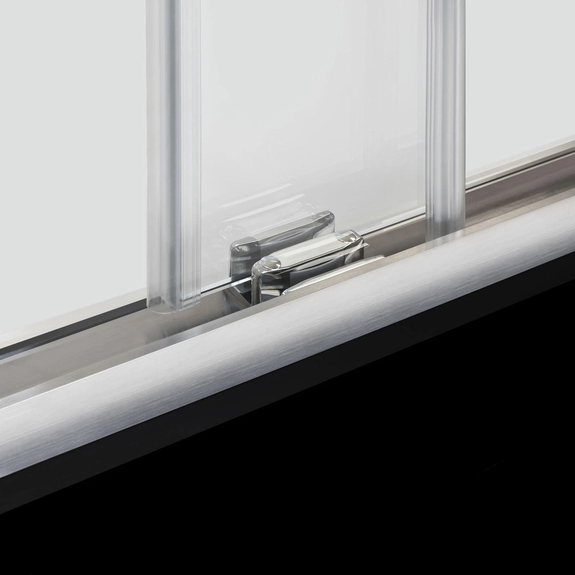 45 1/2-48 W x 76 H  Bypass Sliding Shower Door ULTRA-H Brushed Nickel - Image 8