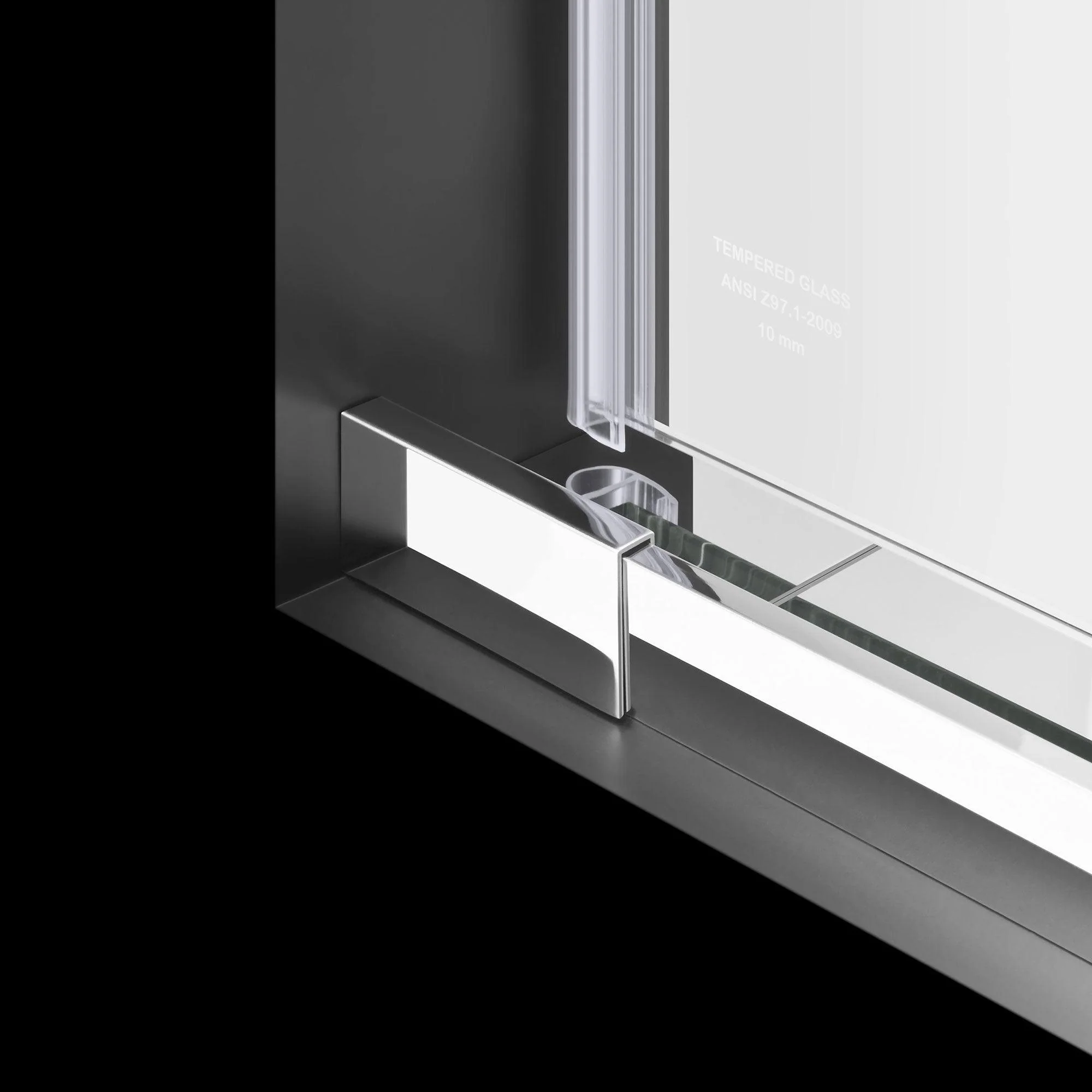 57 1/2-60 W x 76 H  Bypass Sliding Shower Door ULTRA-H Chrome - Image 6
