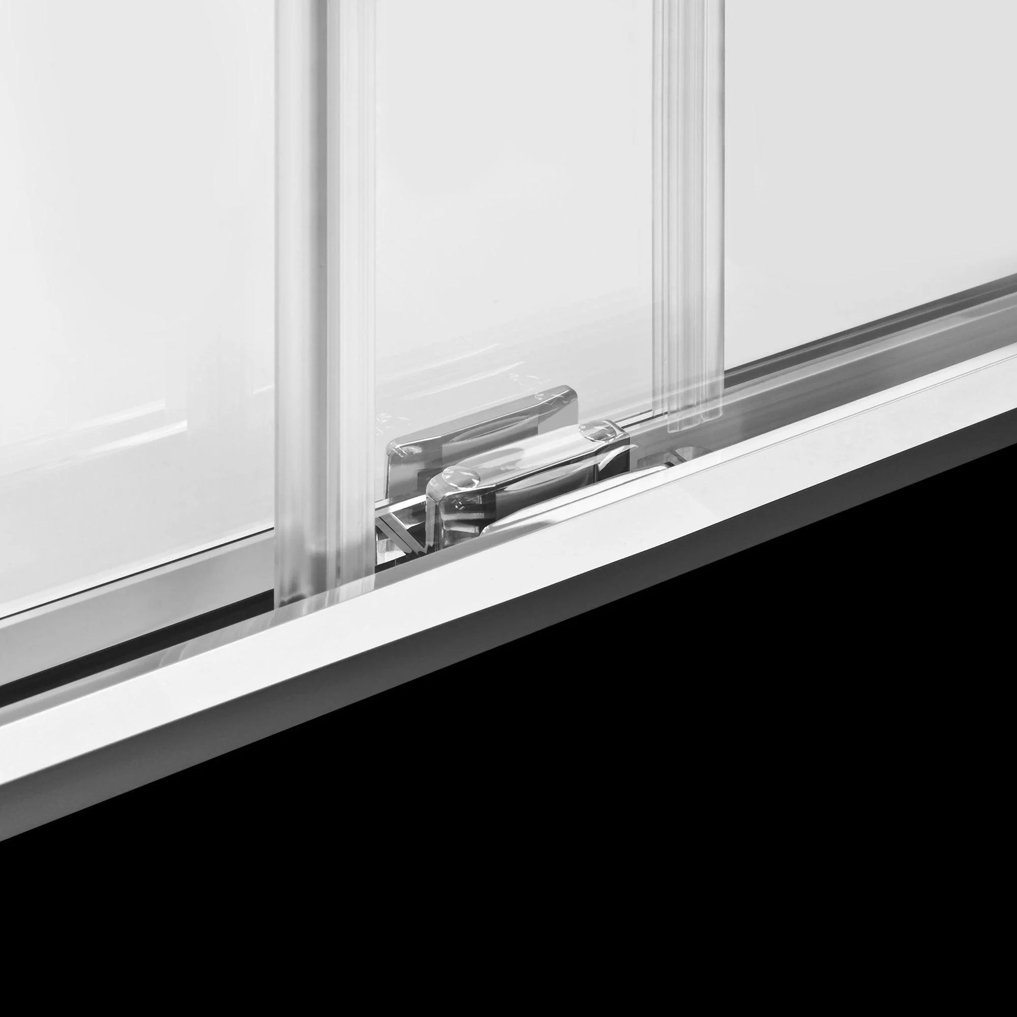 57 1/2-60 W x 76 H  Bypass Sliding Shower Door ULTRA-H Chrome - Image 7