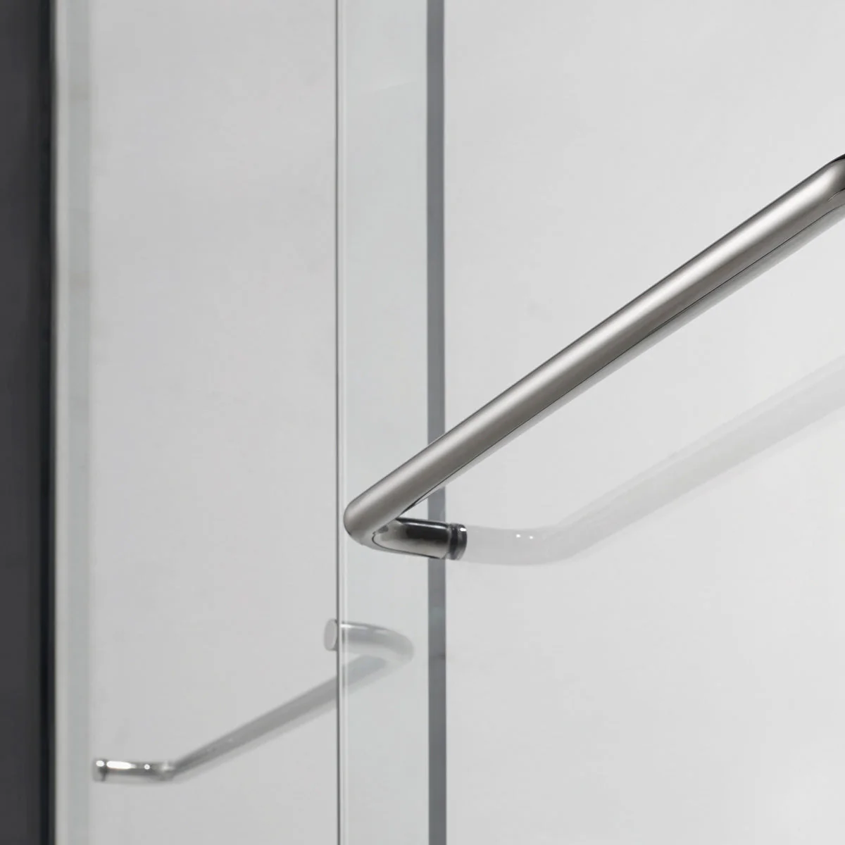 56-60 W x 62 H  Sliding Bypass Framed Shower Door ULTRA-A with Glass in Chrome - Image 6