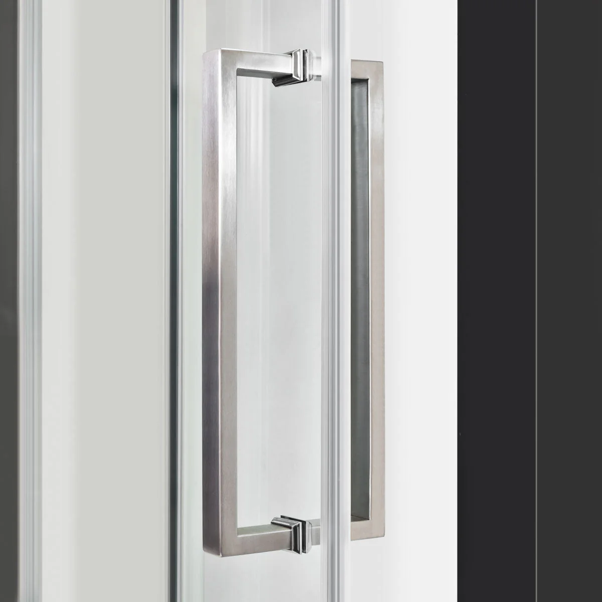 56-60 W x 62 H  Sliding Bathtub Semi-Frameless Door ULTRA-B with Clear Glass in Brushed Nickel - Image 6