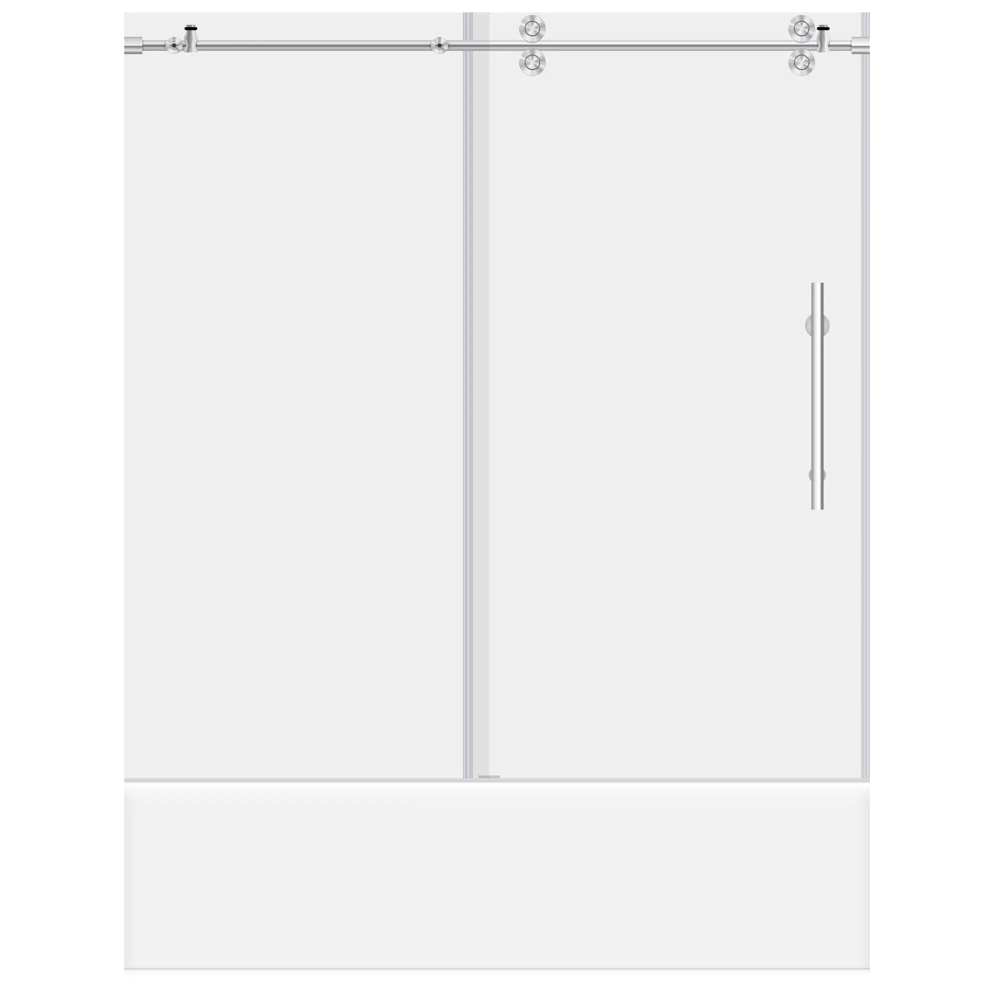 56-60 W x 62 H  Sliding Bathtub Door ULTRA-D Chrome
